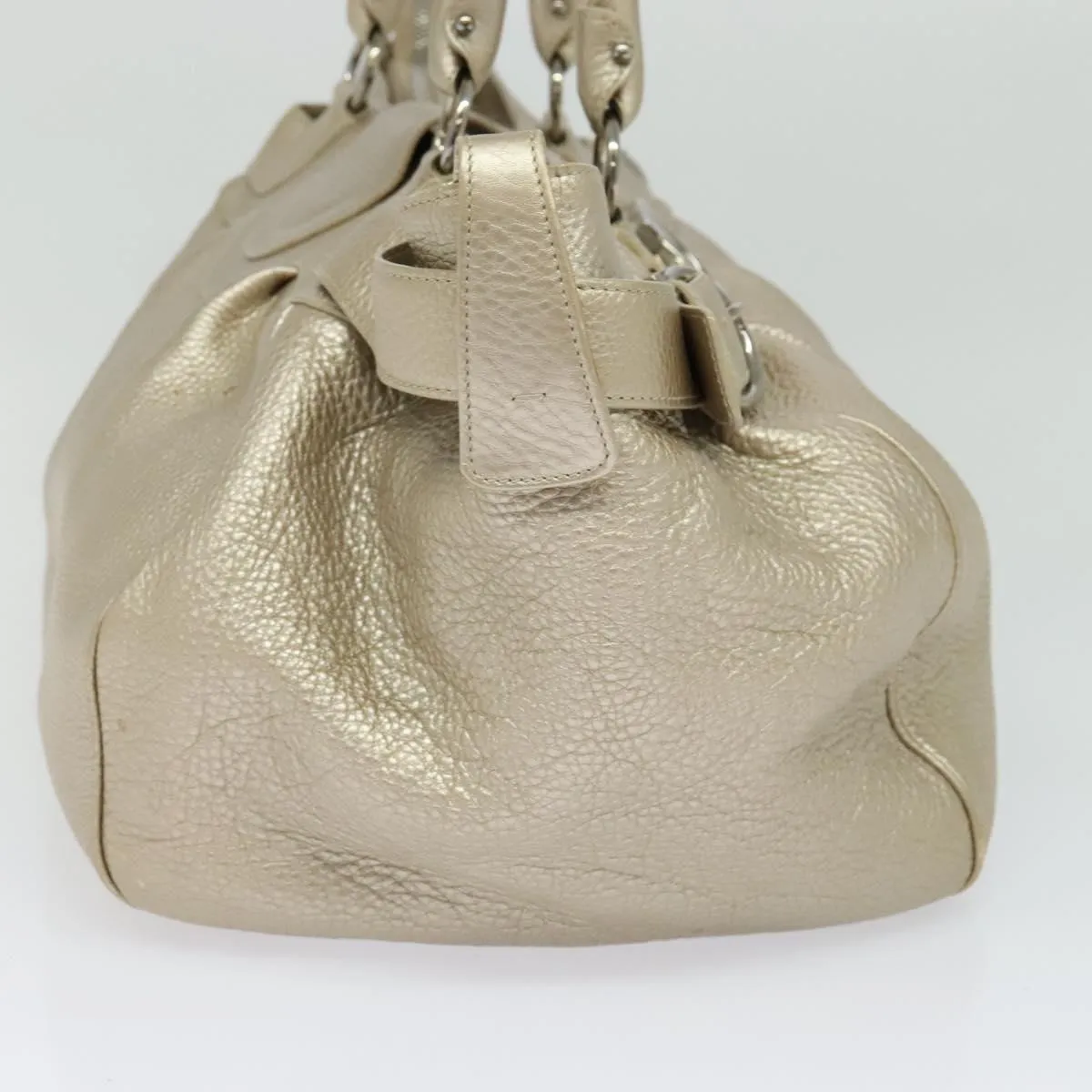 Salvatore Ferragamo Gancini Leather Tote Bag (Pre-Owned)