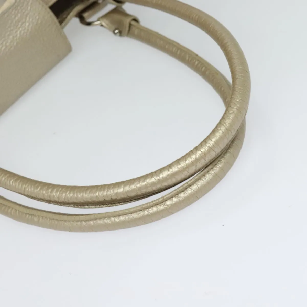 Salvatore Ferragamo Gancini Leather Tote Bag (Pre-Owned)