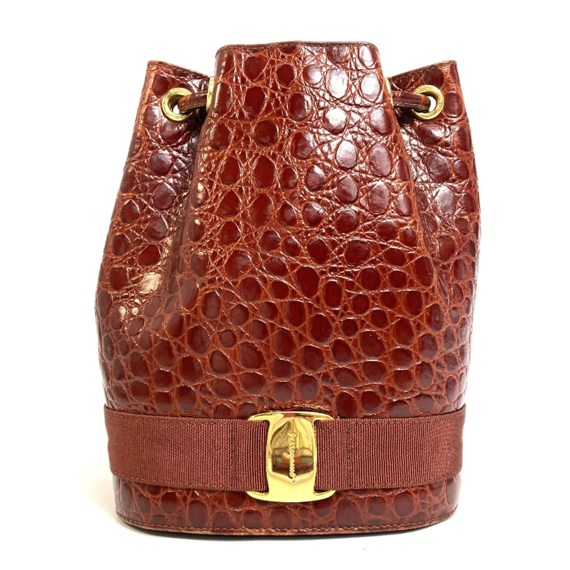 Salvatore Ferragamo  Leather Backpack (Pre-Owned)
