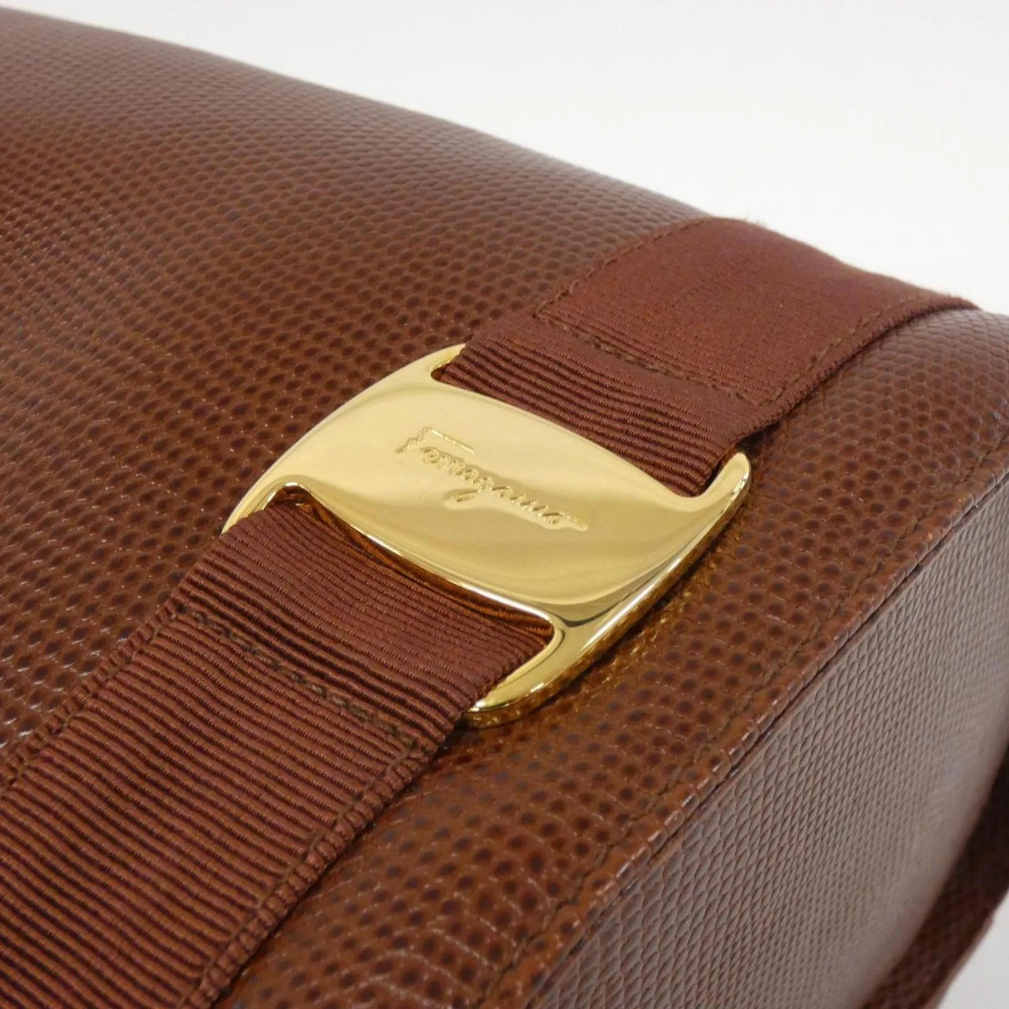 Salvatore Ferragamo Leather Backpack (Pre-Owned)