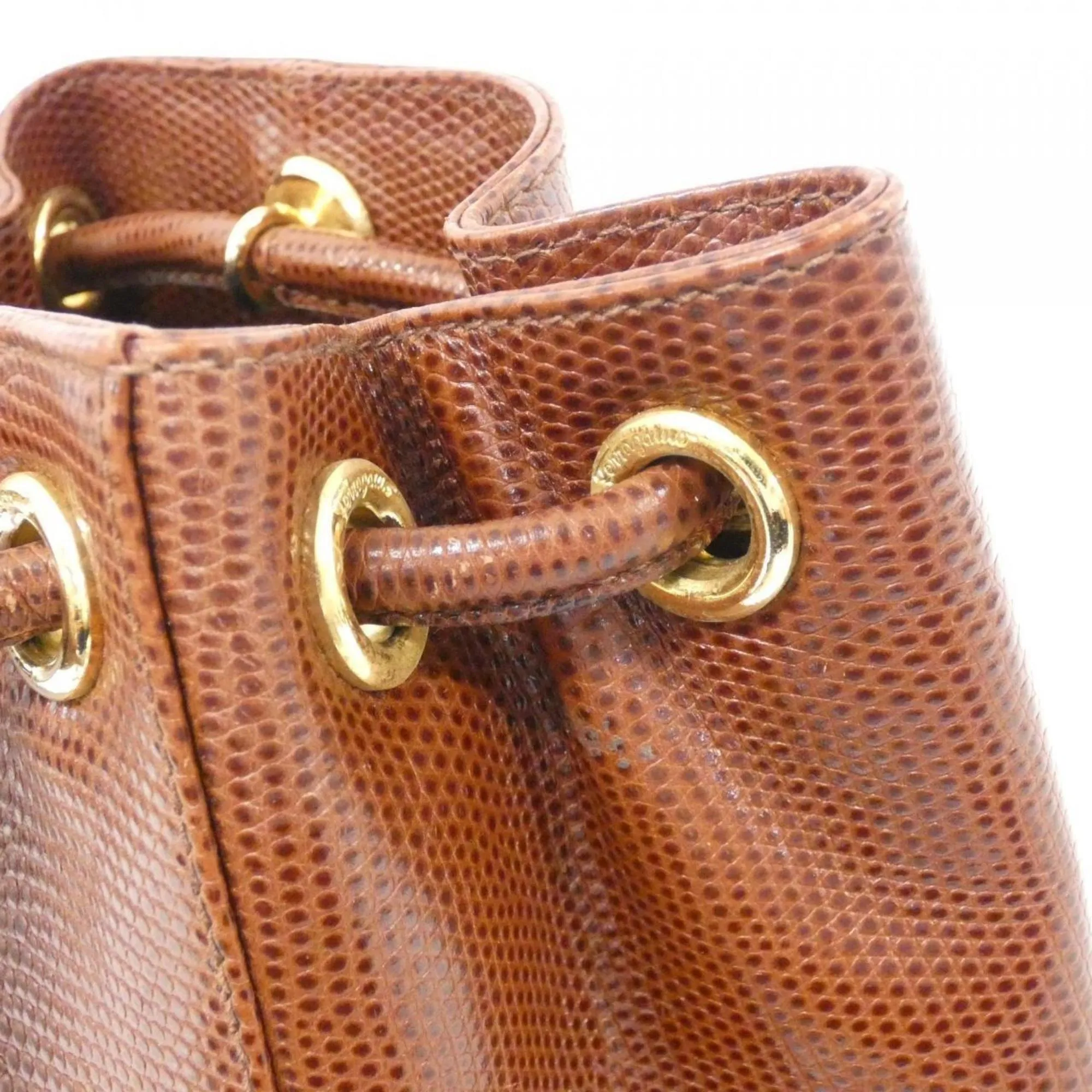 Salvatore Ferragamo Leather Backpack (Pre-Owned)