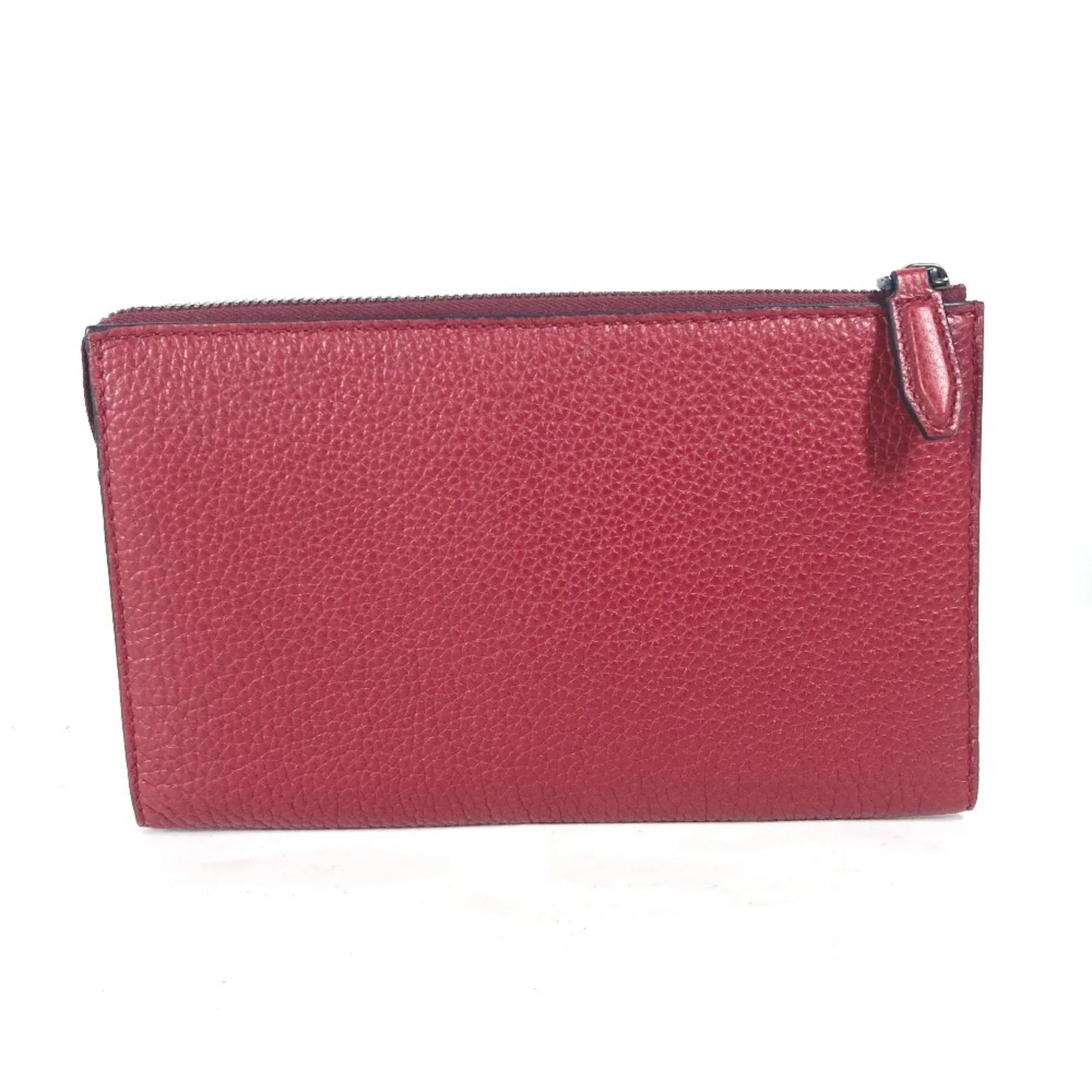 Salvatore Ferragamo  Leather Clutch Bag Pouch (Pre-Owned)