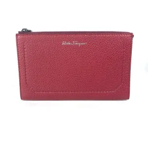 Salvatore Ferragamo  Leather Clutch Bag Pouch (Pre-Owned)