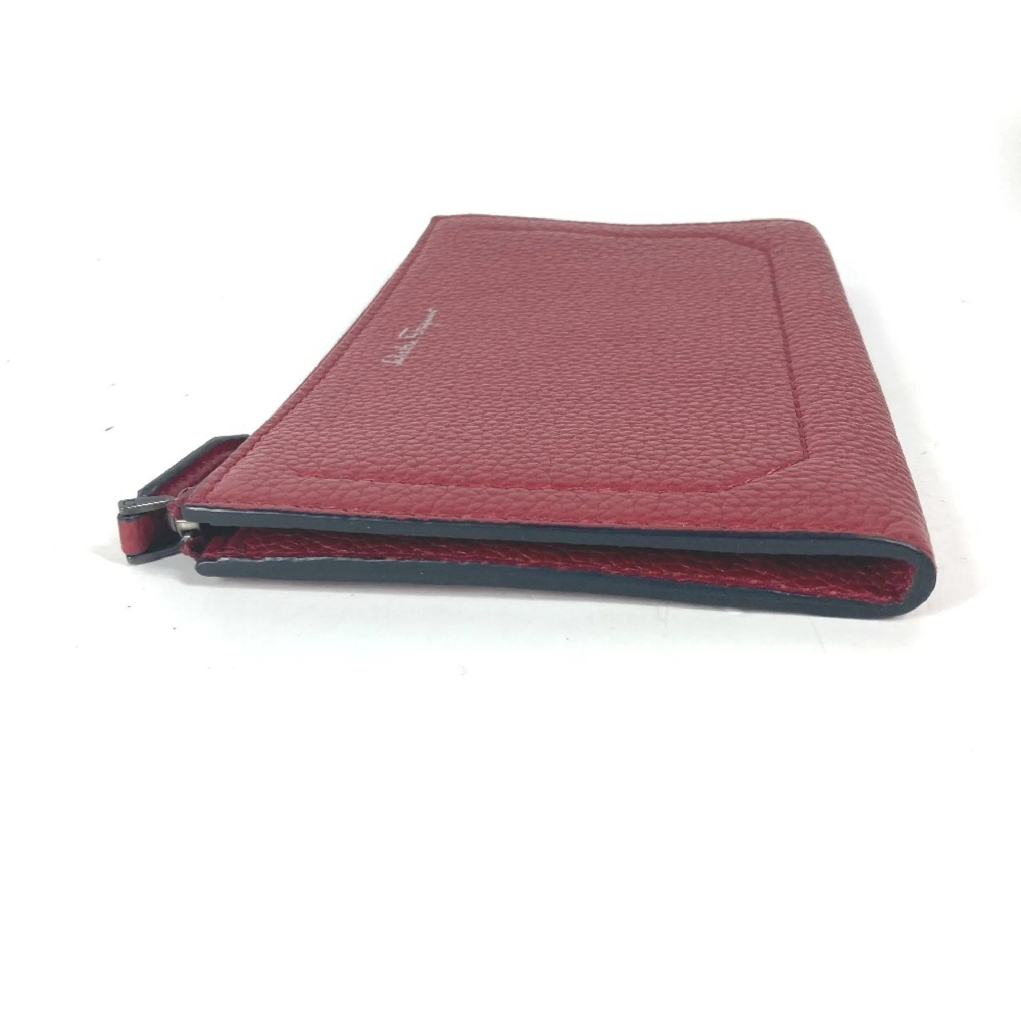 Salvatore Ferragamo  Leather Clutch Bag Pouch (Pre-Owned)