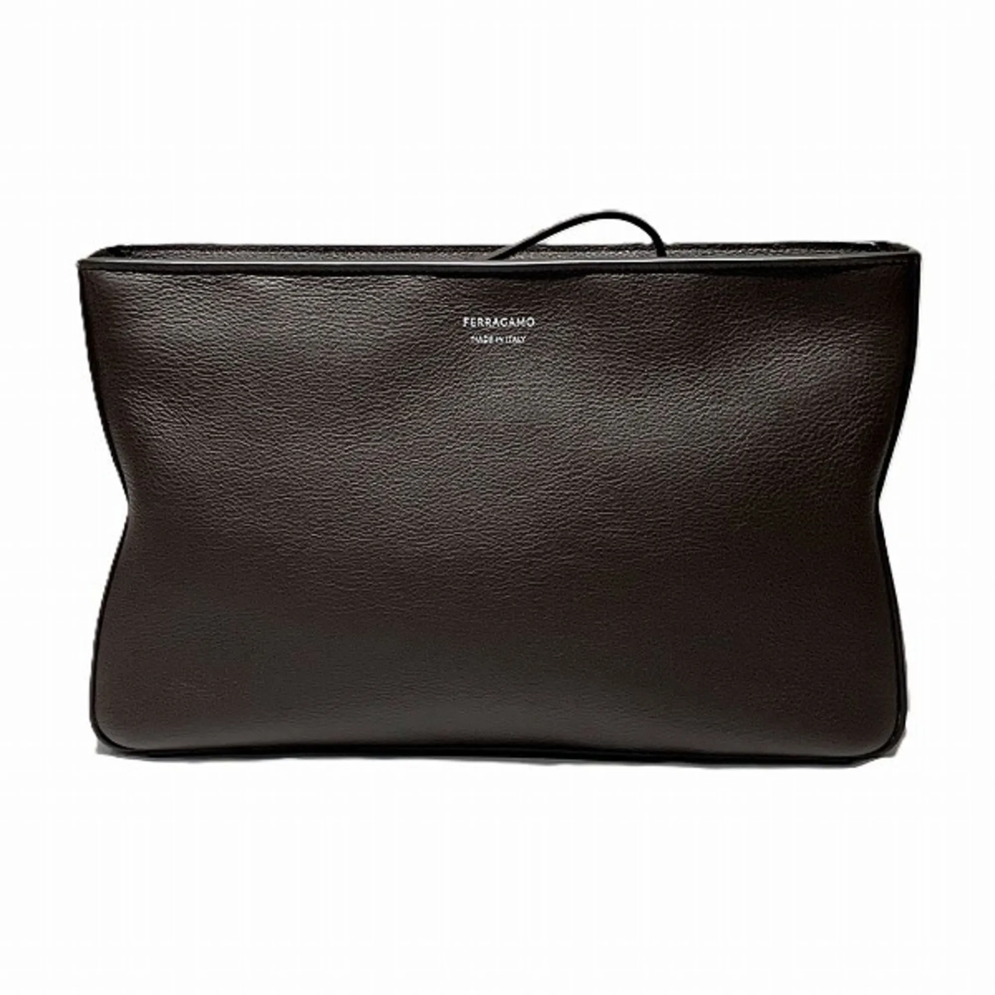 Salvatore Ferragamo  Leather Clutch Bag (Pre-Owned)