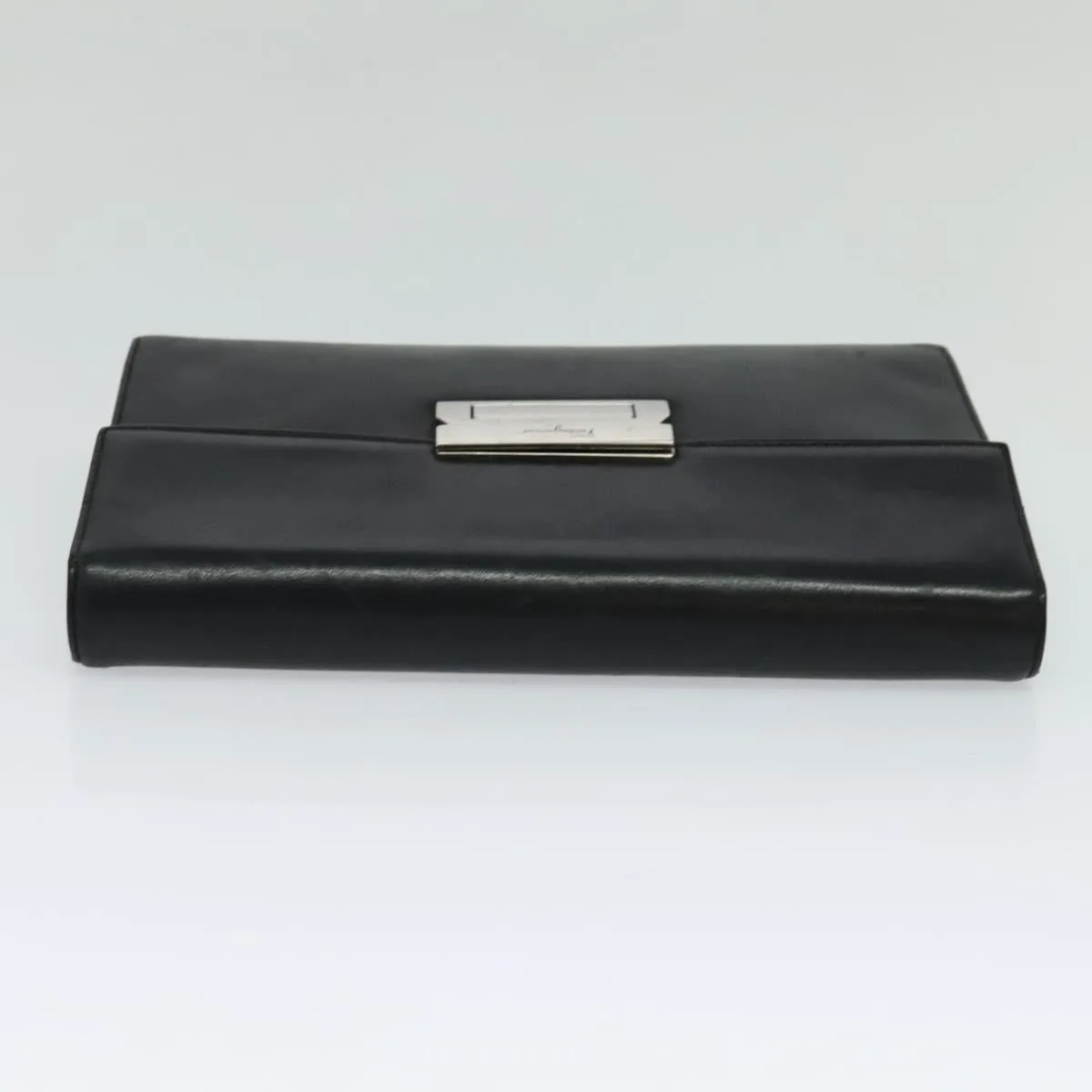 Salvatore Ferragamo Leather Clutch Bag (Pre-Owned)