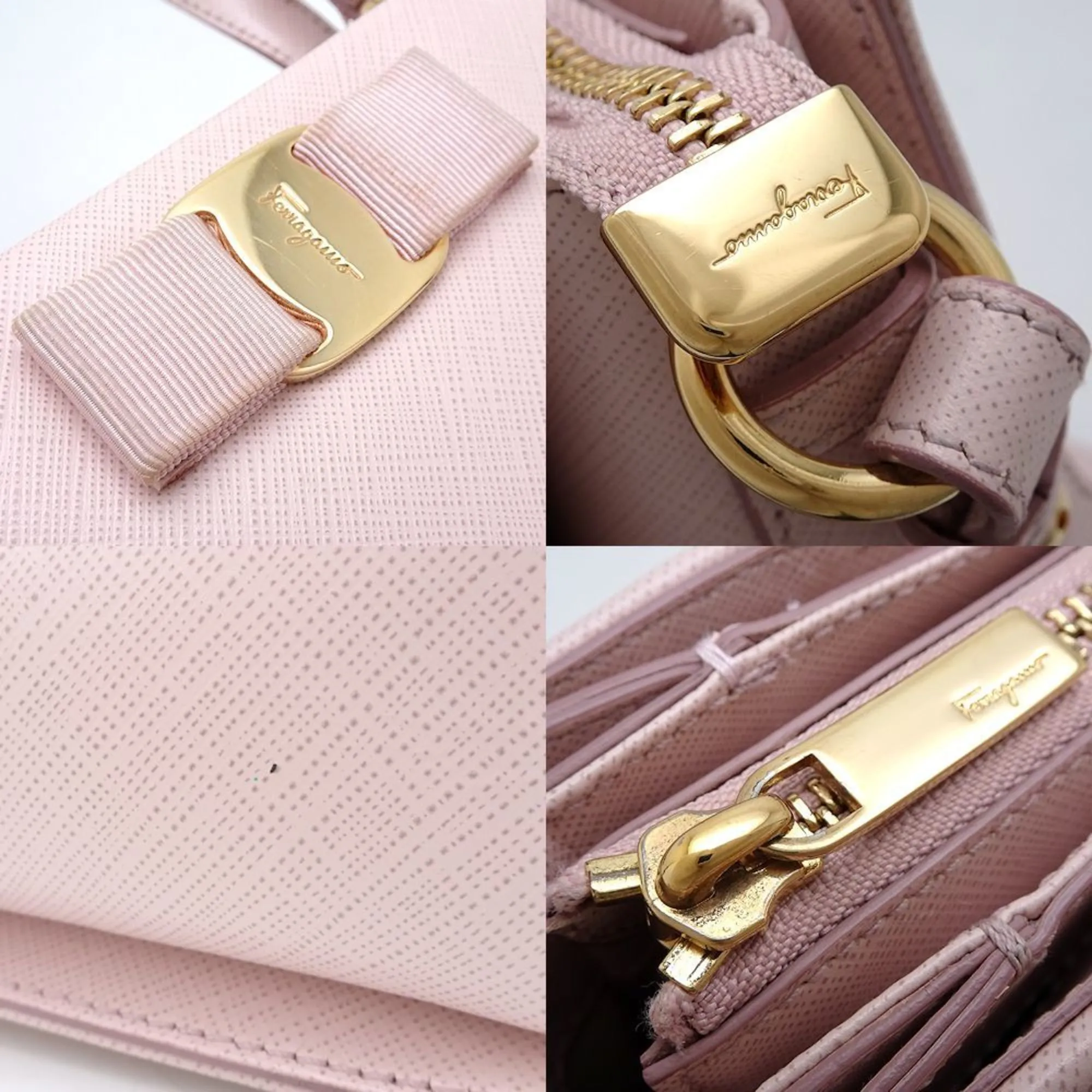 Salvatore Ferragamo  Leather Handbag (Pre-Owned)