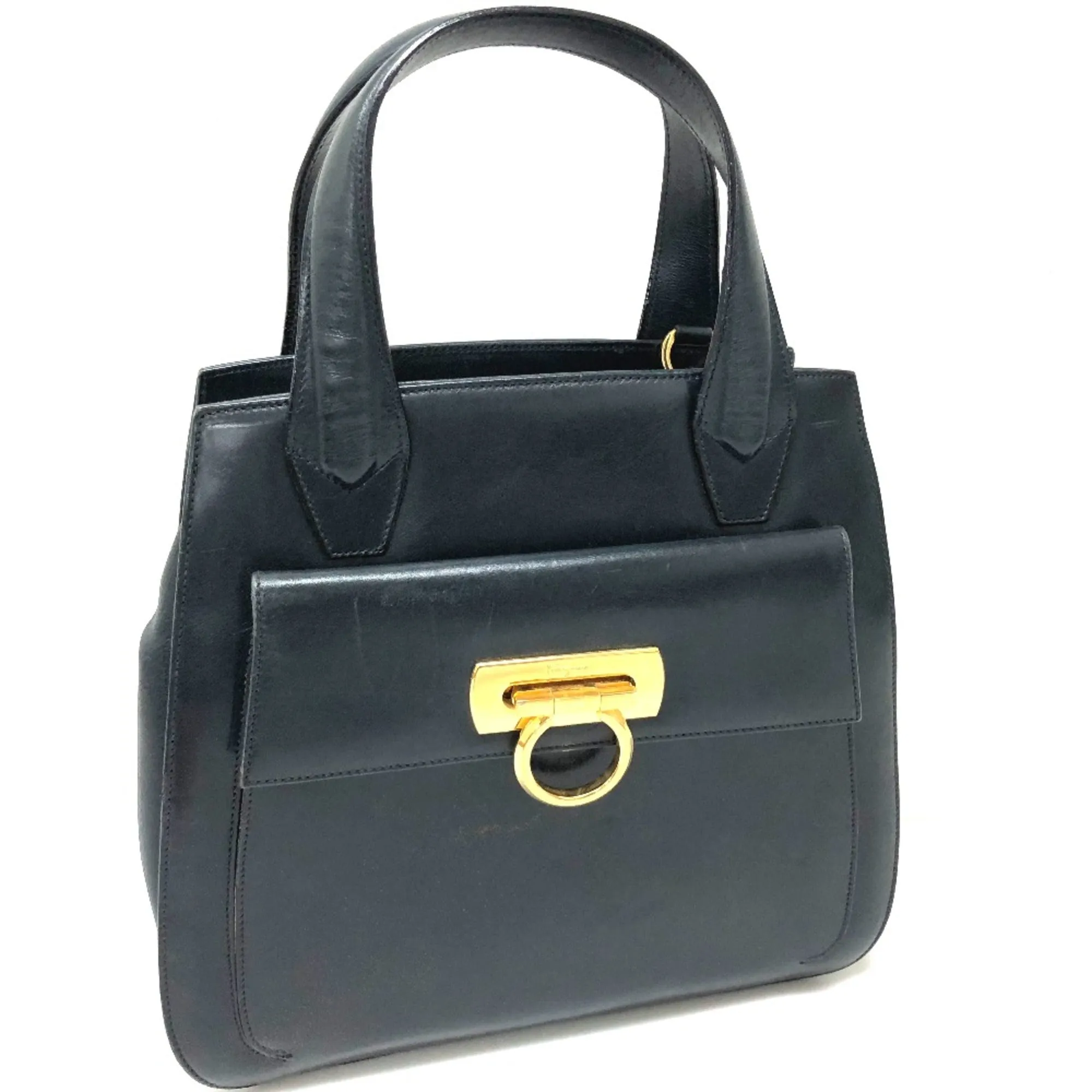 Salvatore Ferragamo  Leather Handbag (Pre-Owned)
