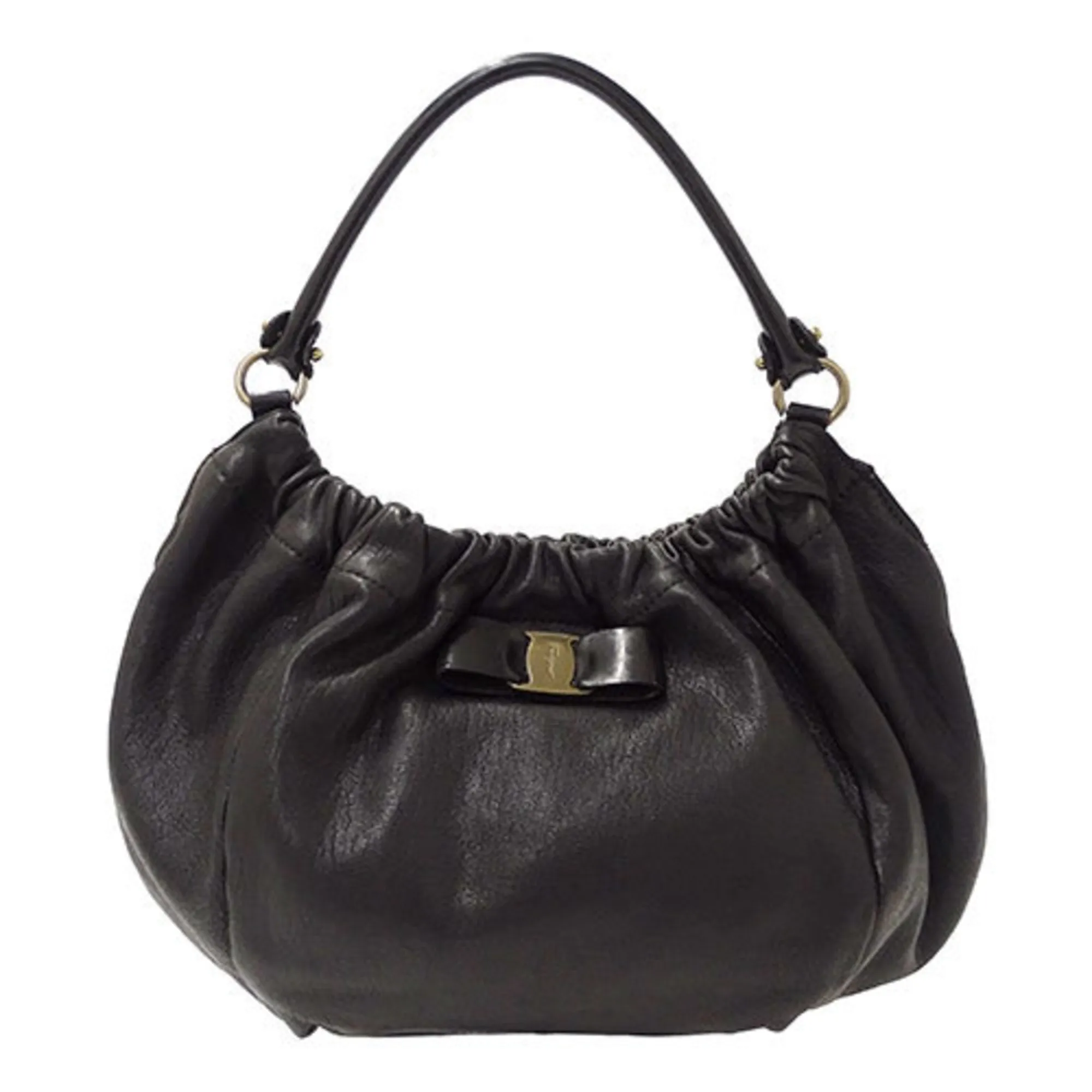 Salvatore Ferragamo  Leather Handbag (Pre-Owned)