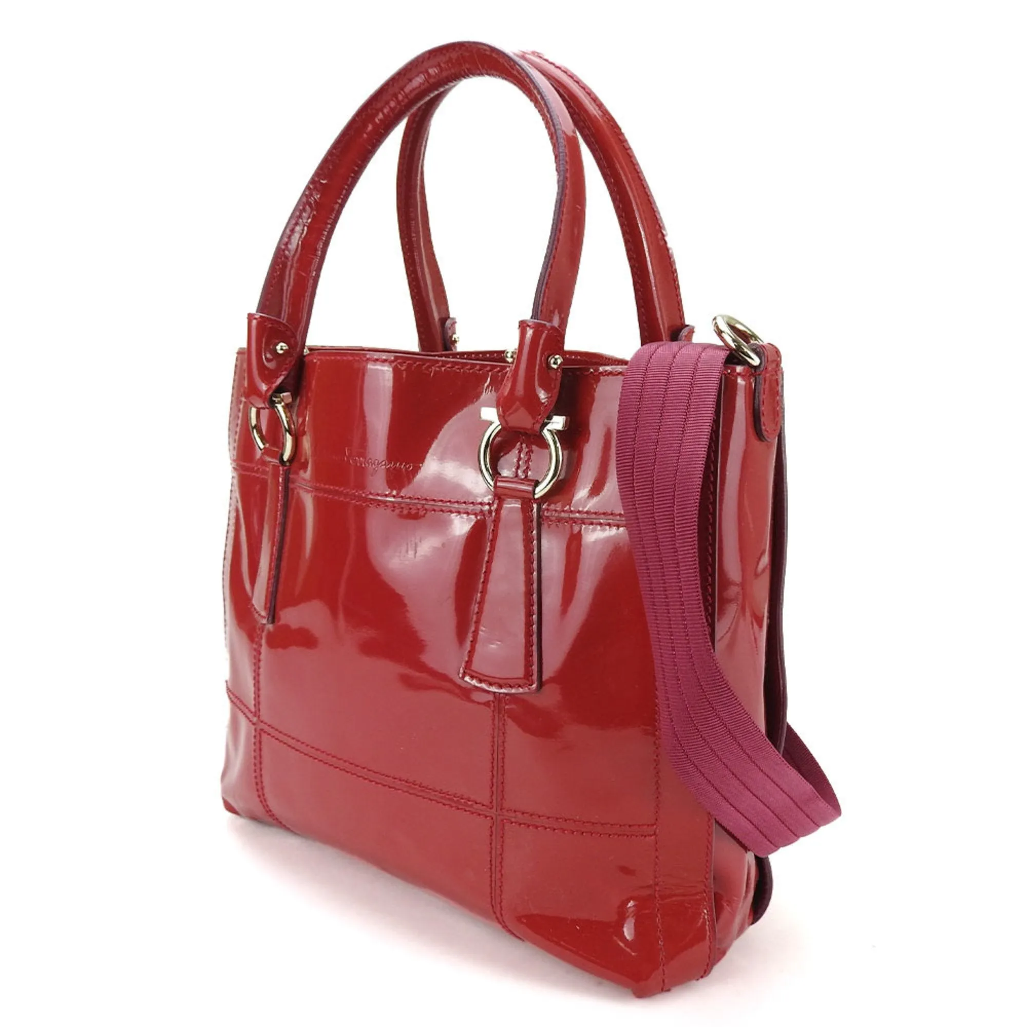 Salvatore Ferragamo Leather Handbag (Pre-Owned)