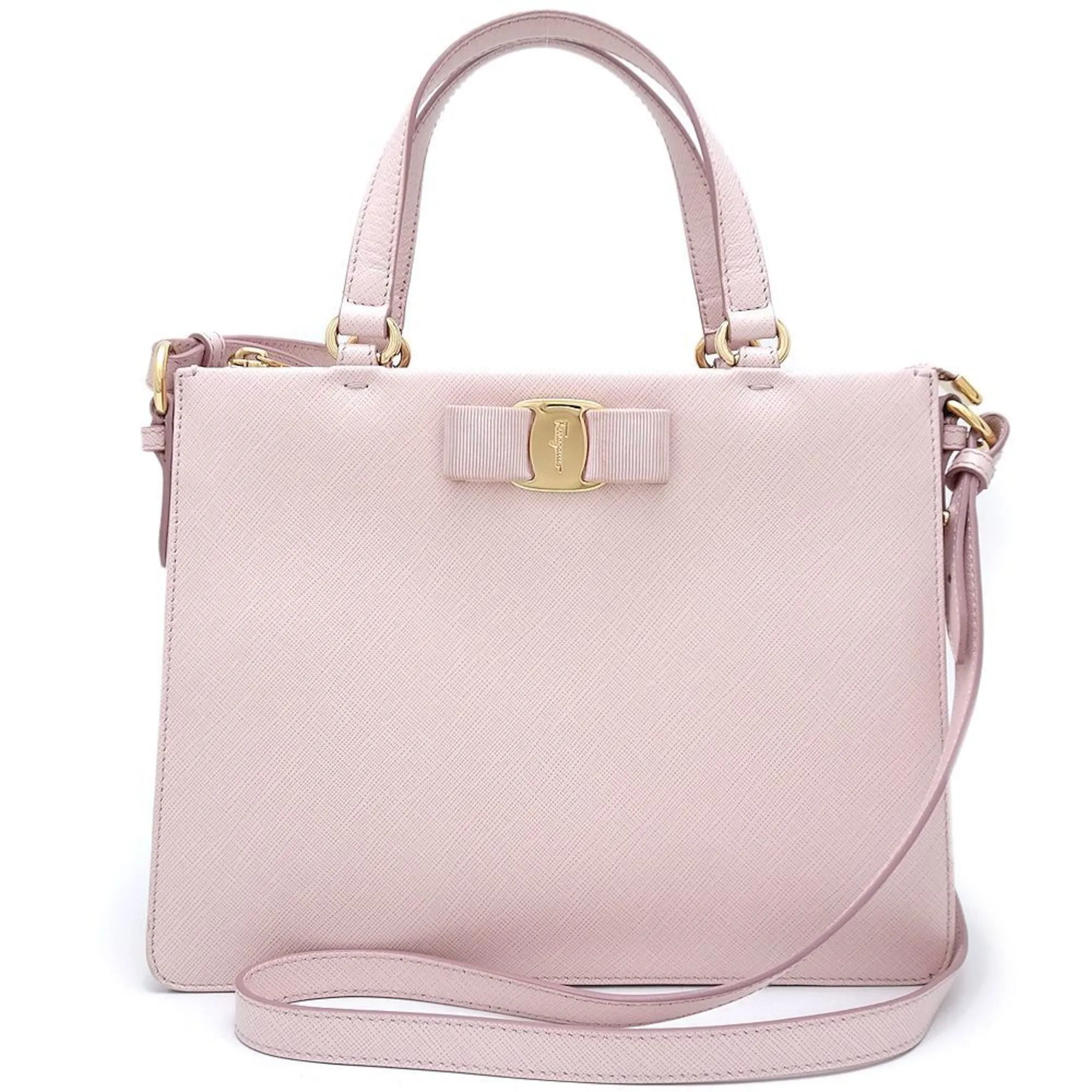 Salvatore Ferragamo  Leather Handbag (Pre-Owned)