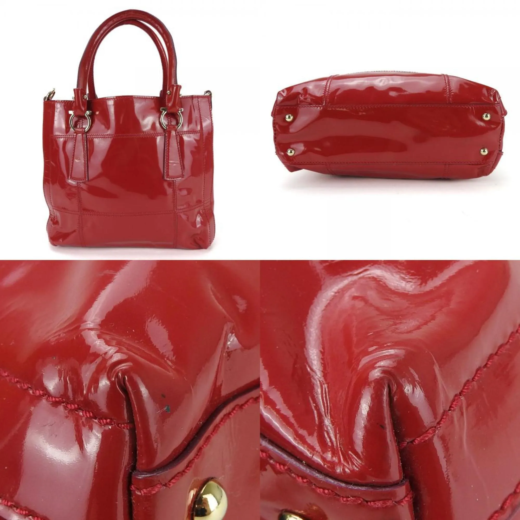 Salvatore Ferragamo Leather Handbag (Pre-Owned)