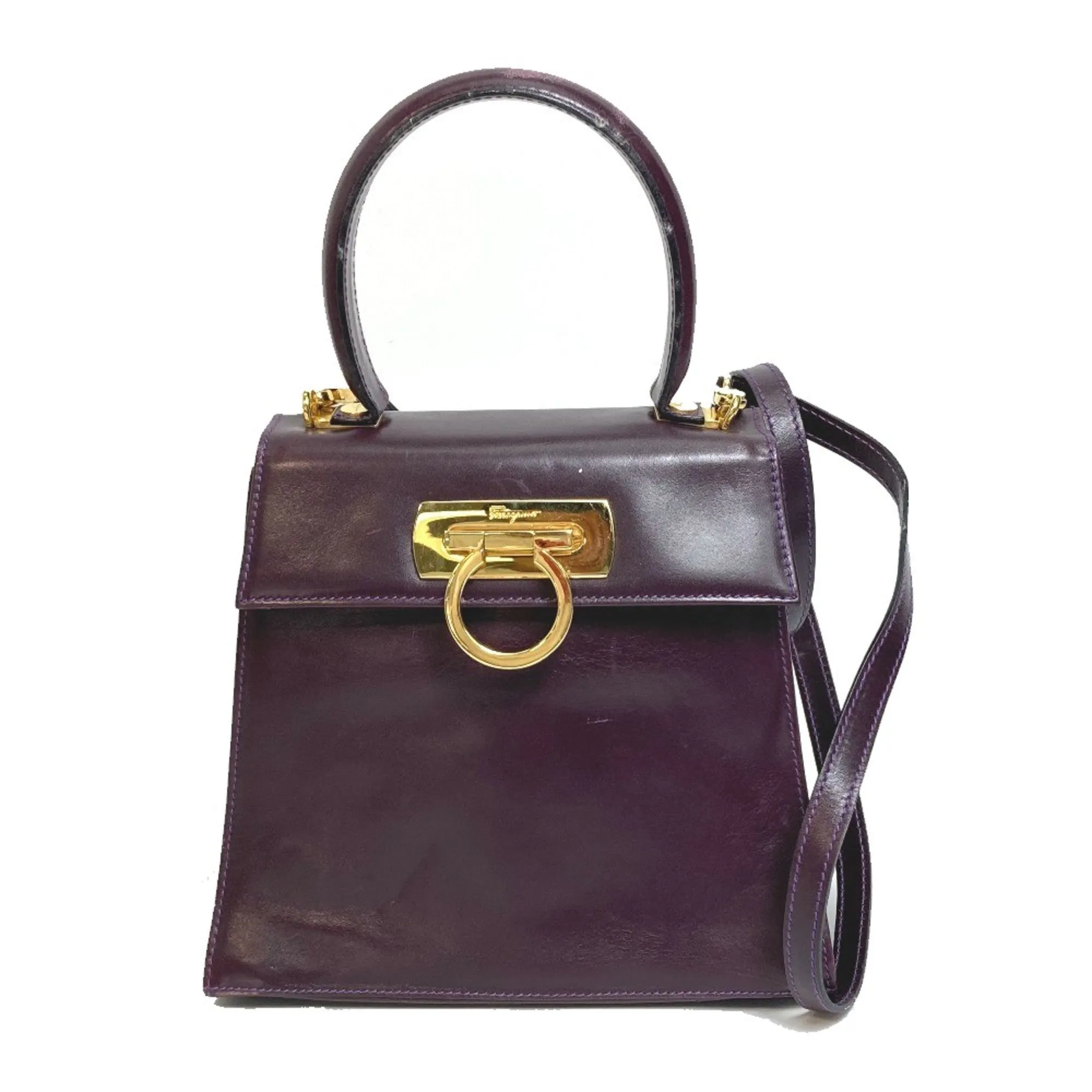 Salvatore Ferragamo  Leather Handbag (Pre-Owned)