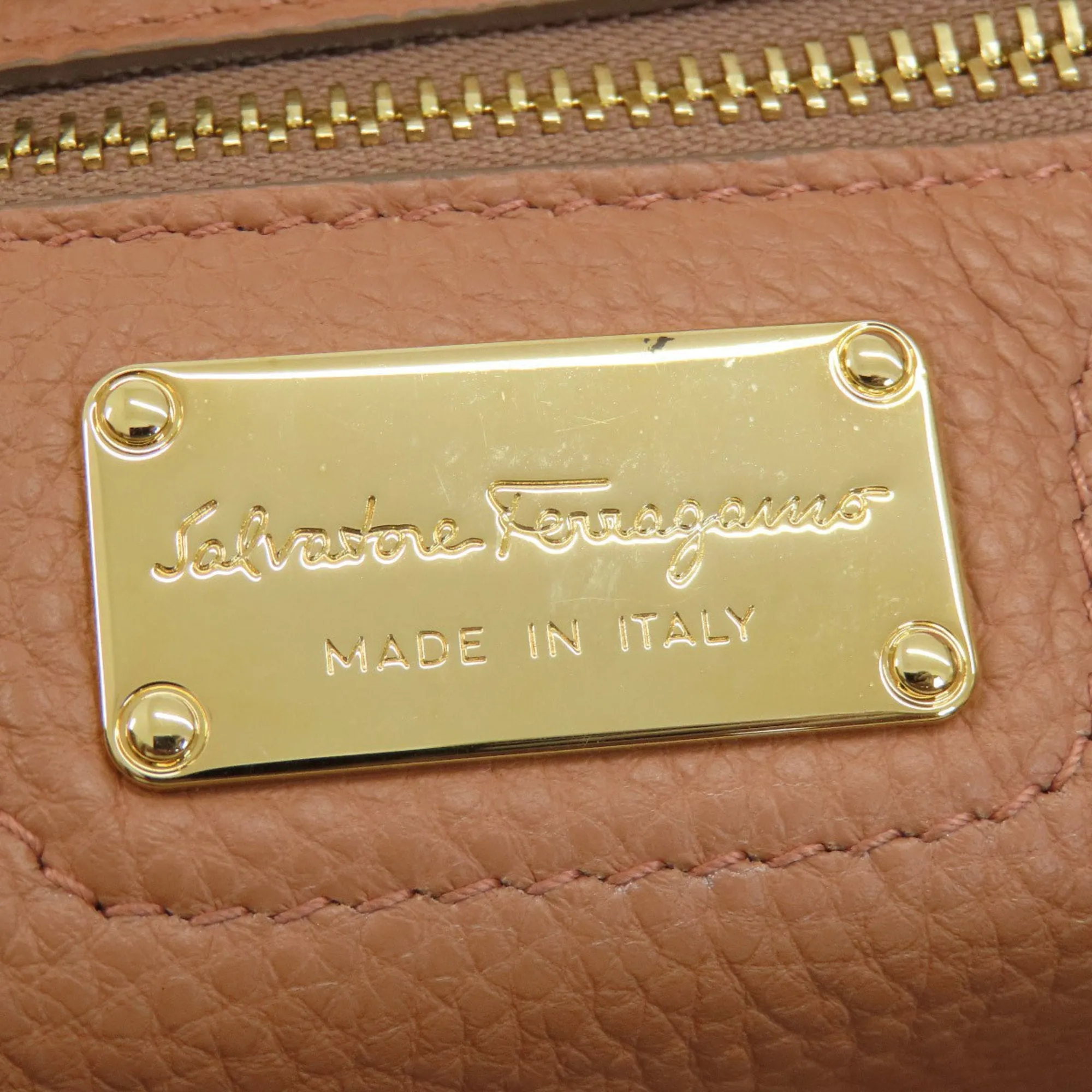 Salvatore Ferragamo  Leather Tote Bag (Pre-Owned)