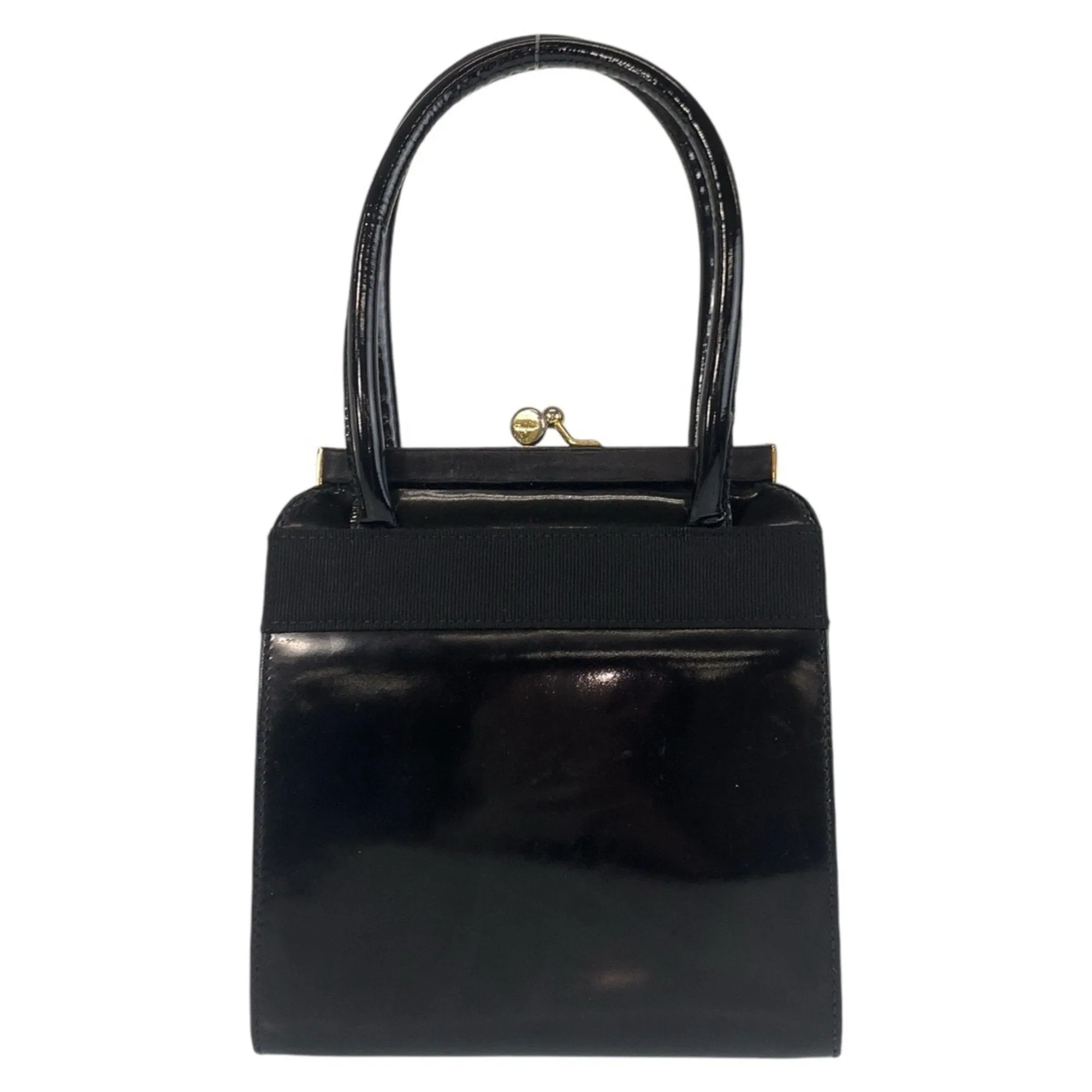 Salvatore Ferragamo Patent Leather Handbag (Pre-Owned)