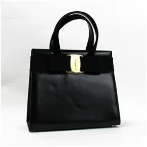 Salvatore Ferragamo Vara Leather Handbag (Pre-Owned)