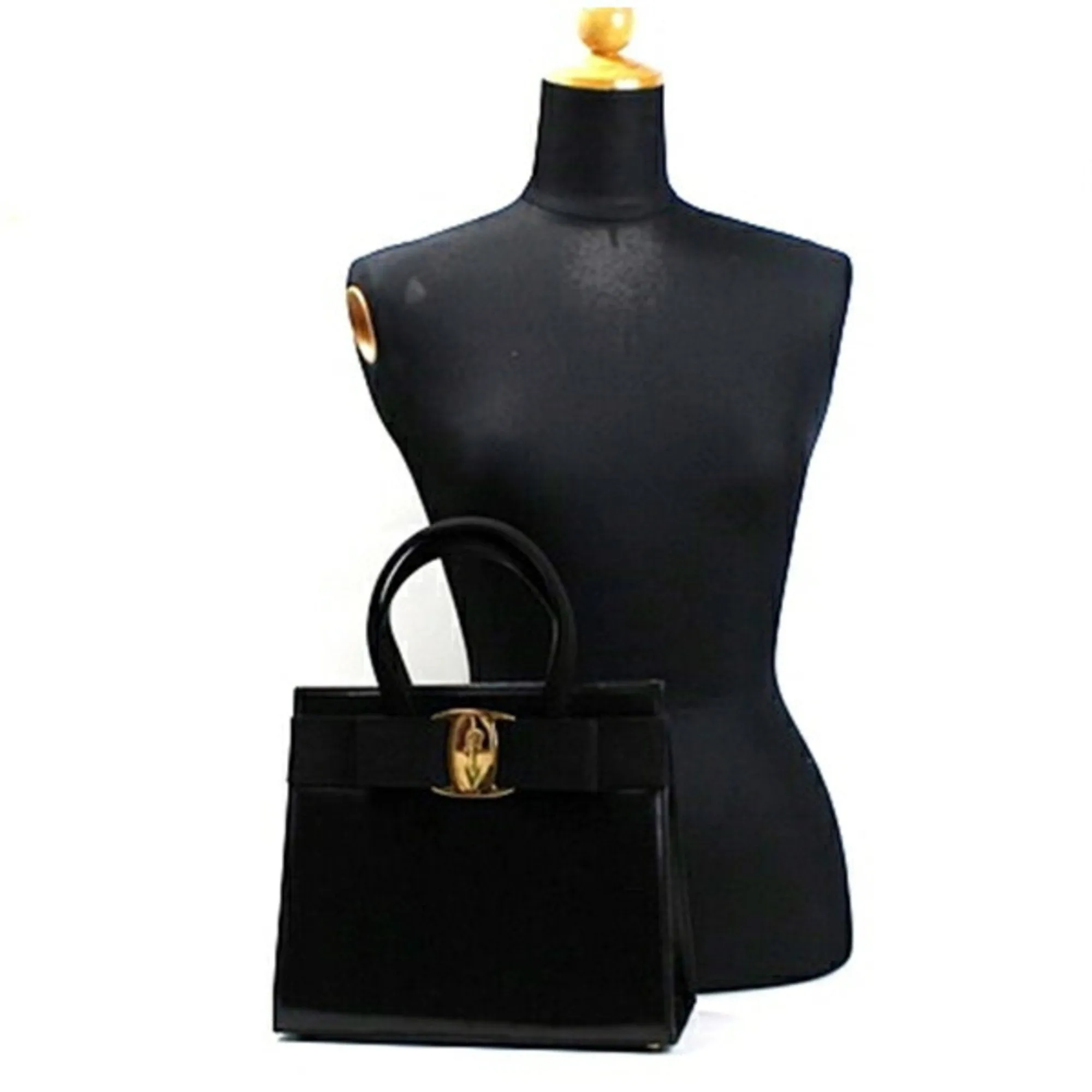 Salvatore Ferragamo Vara Leather Handbag (Pre-Owned)