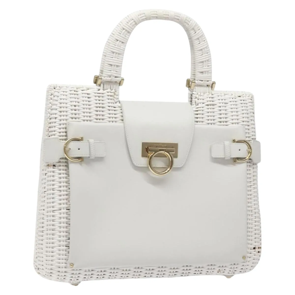 Salvatore Ferragamo Wood Handbag (Pre-Owned)