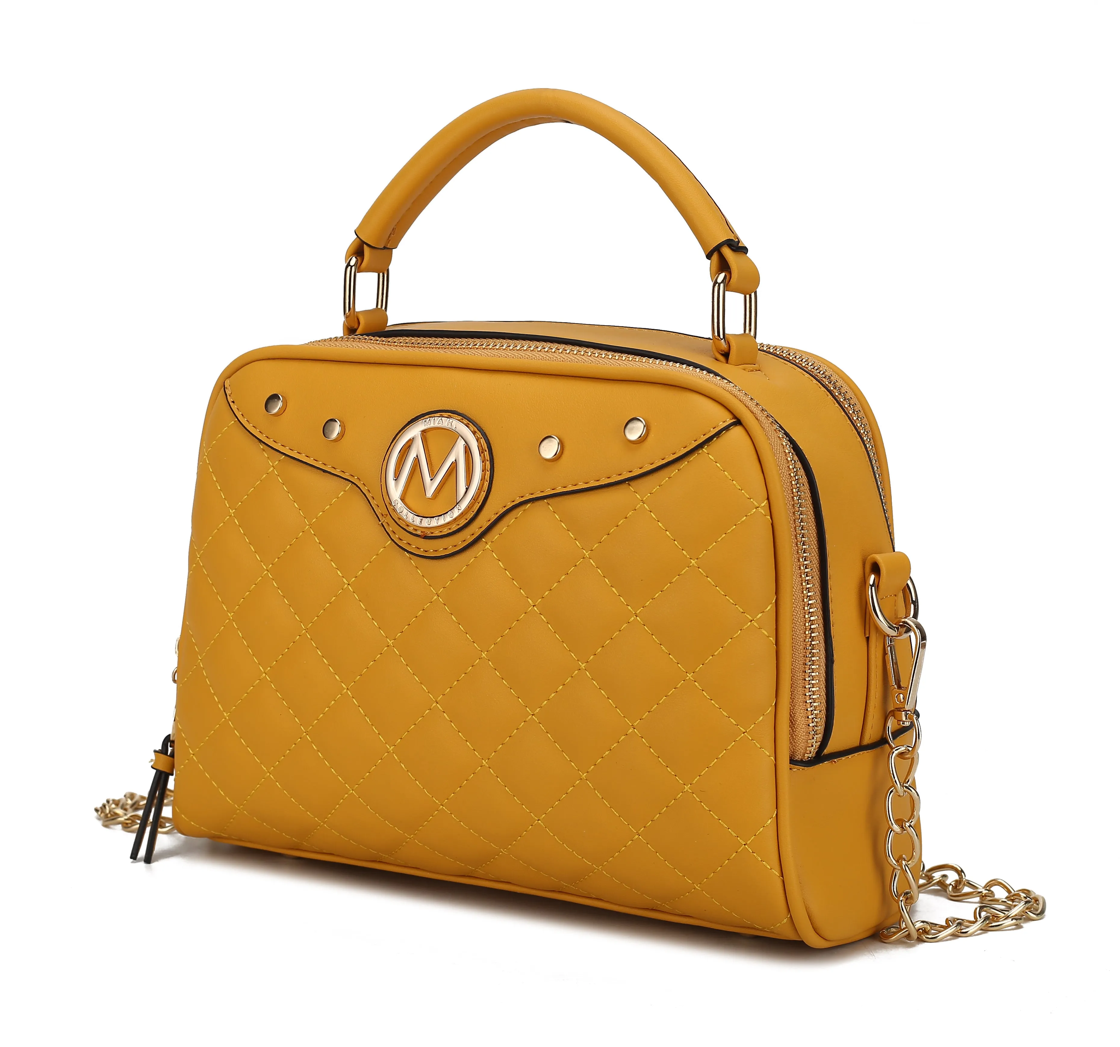 Samira Vegan Leather Satchel Handbag