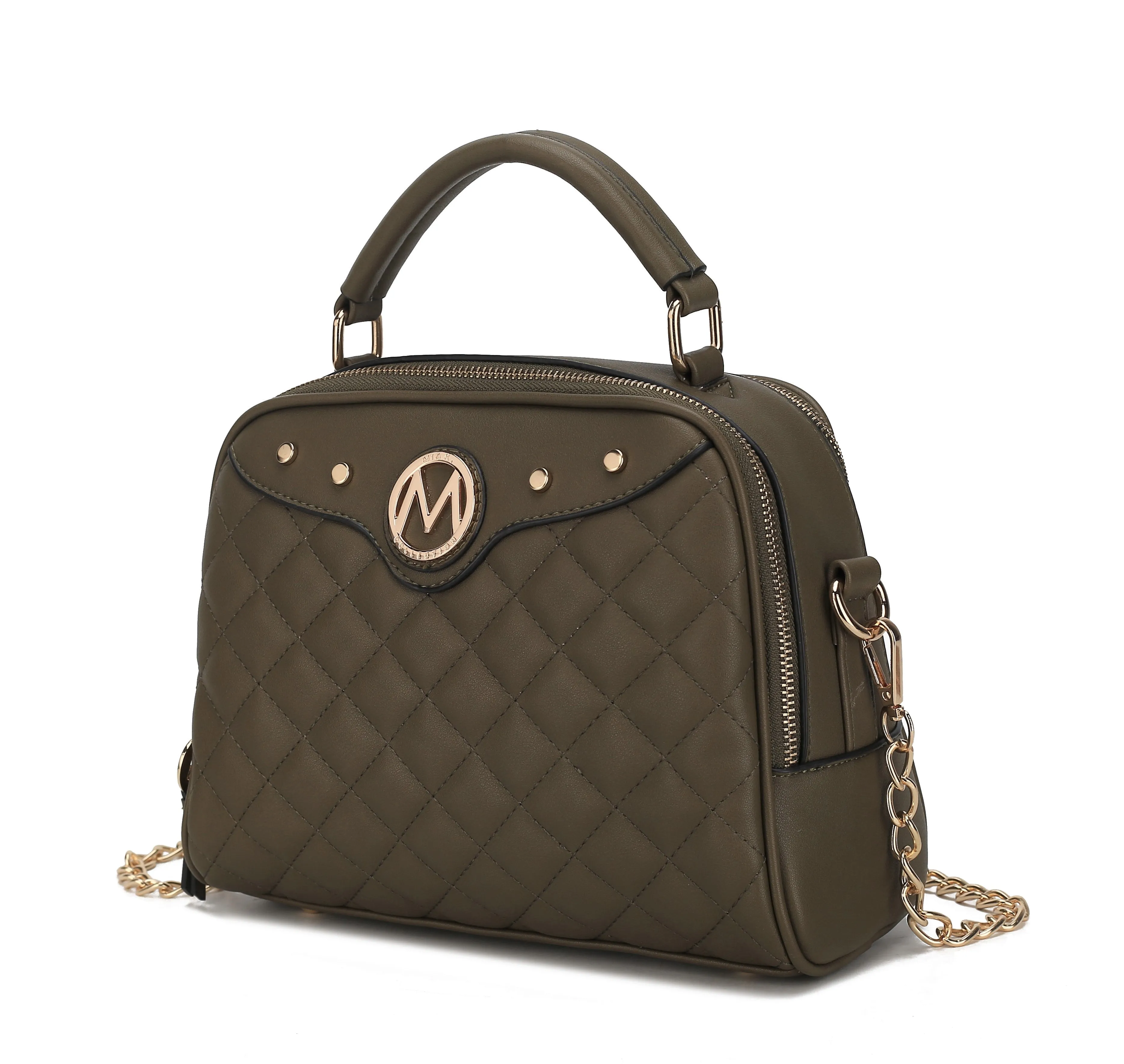 Samira Vegan Leather Satchel Handbag