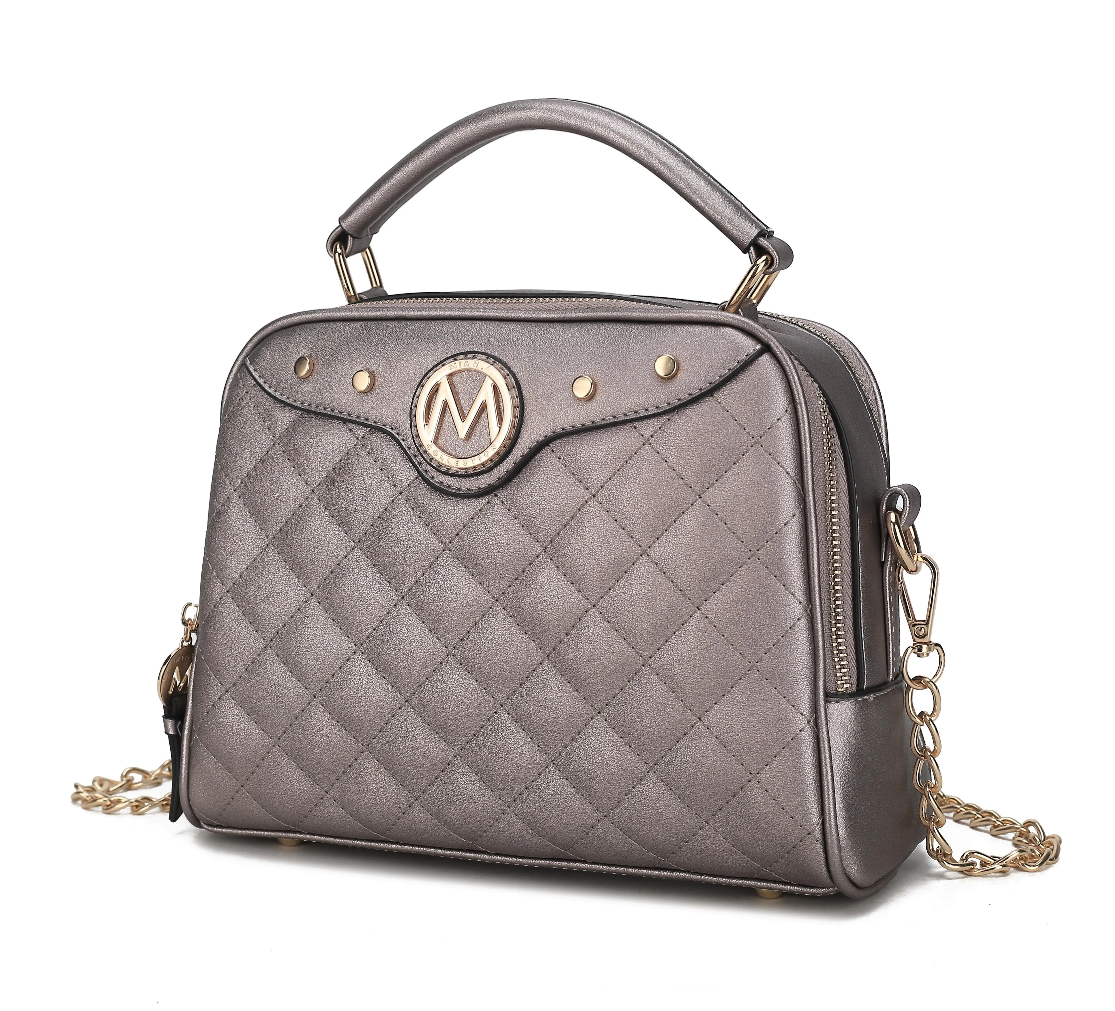 Samira Vegan Leather Satchel Handbag