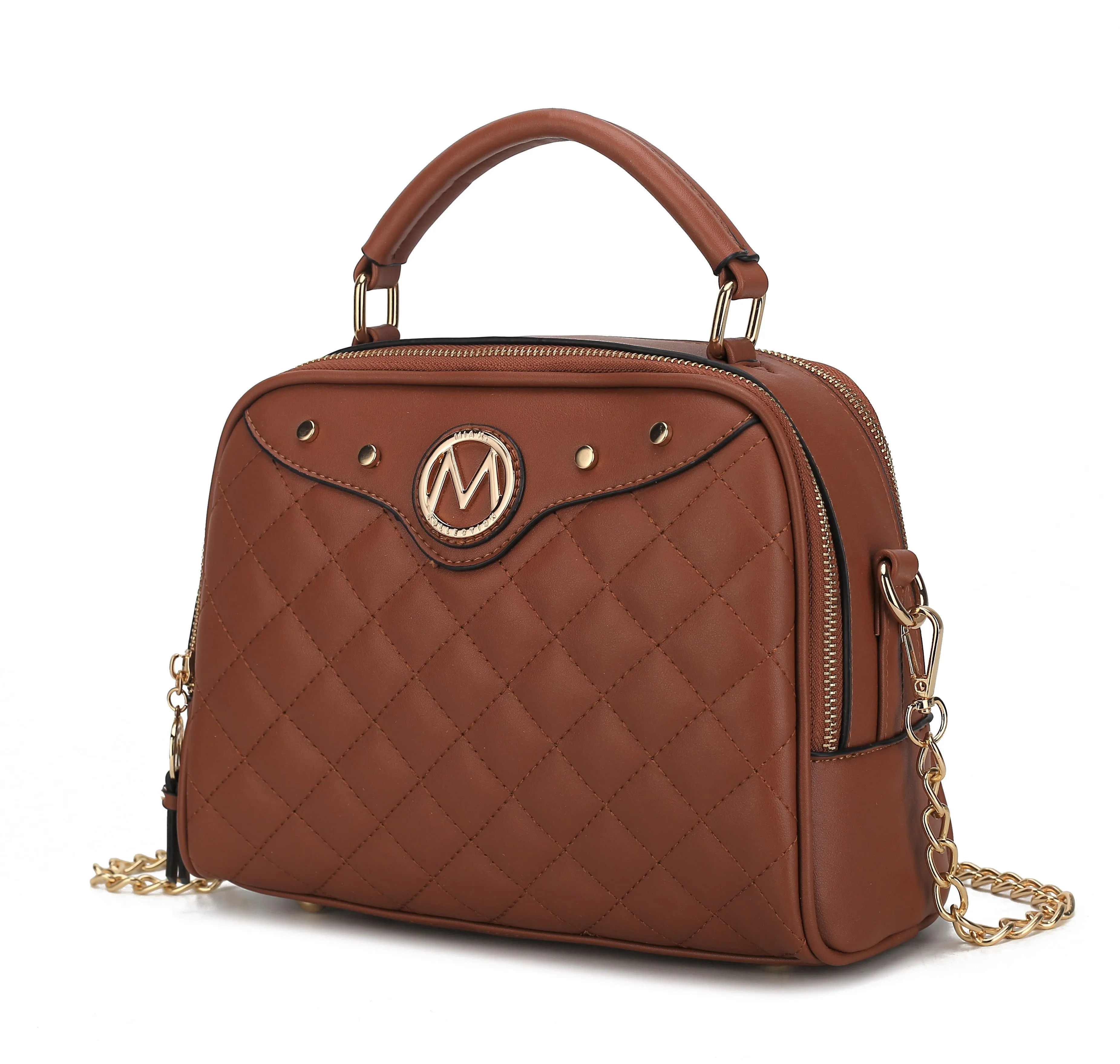 Samira Vegan Leather Satchel Handbag