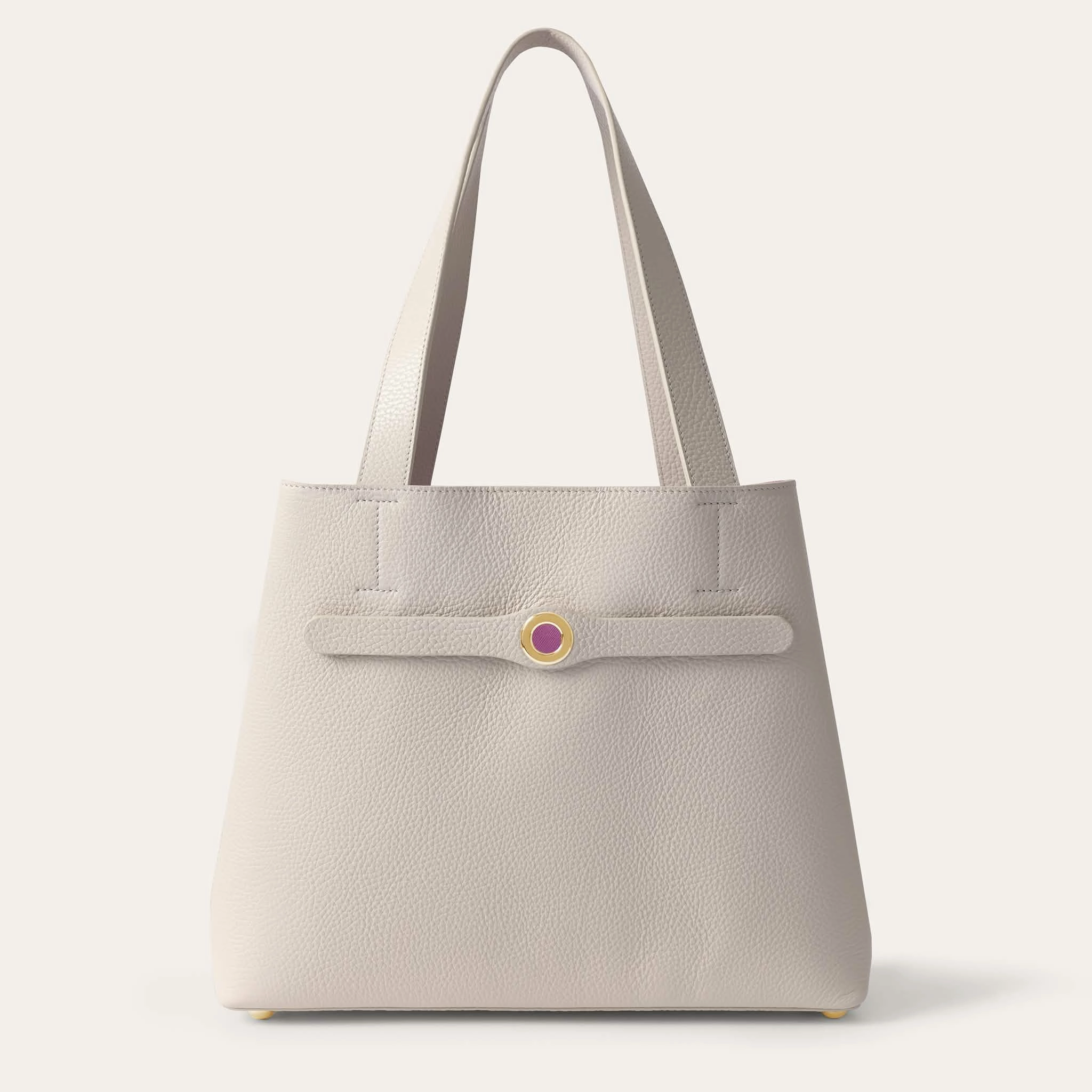 Sarah Tote | Porcelain with Gold hardware