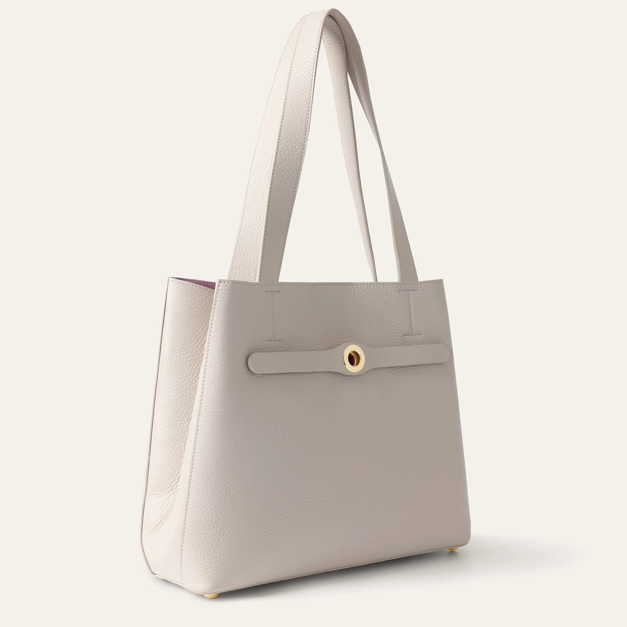 Sarah Tote | Porcelain with Gold hardware
