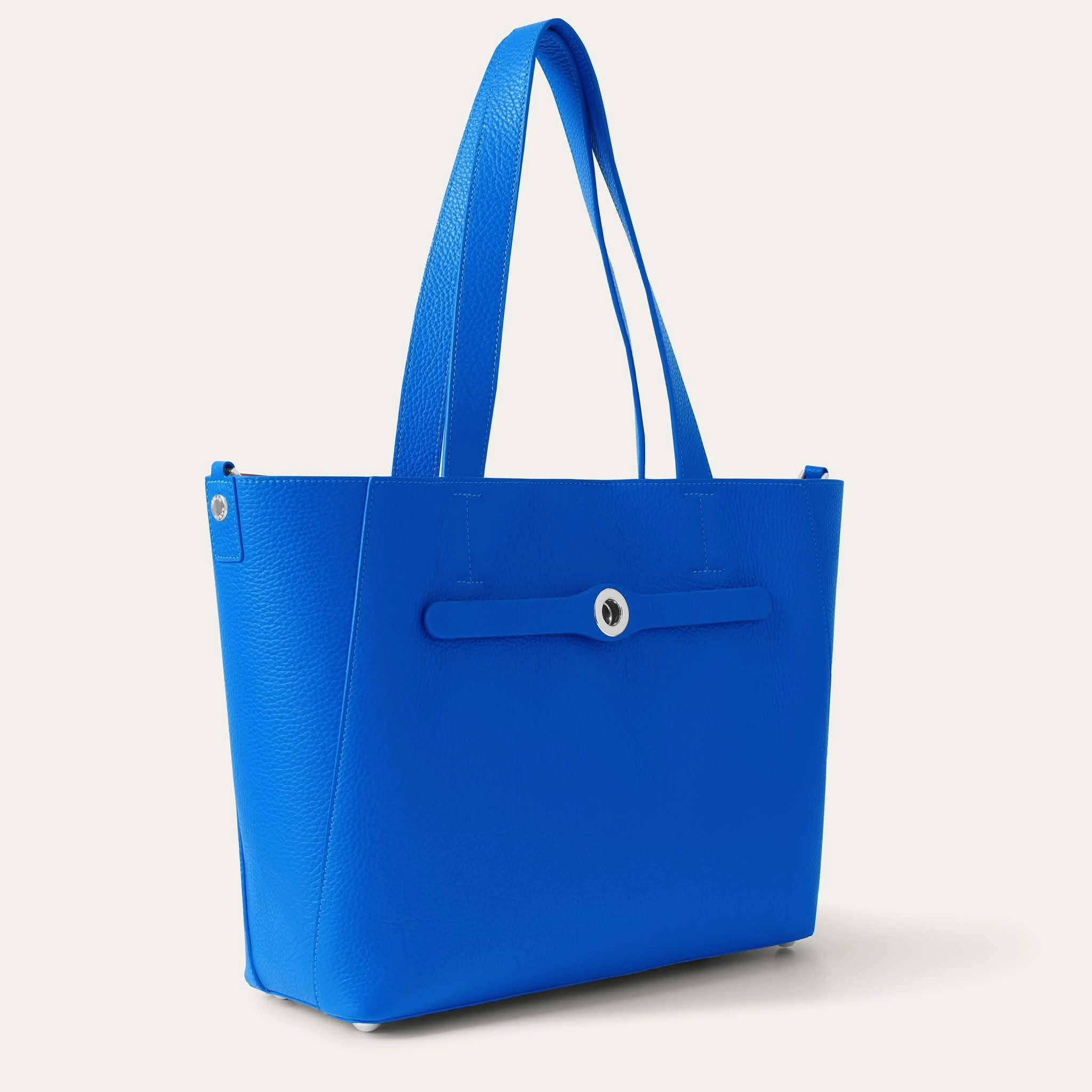 Sarah Tote | Sapphire with Silver hardware