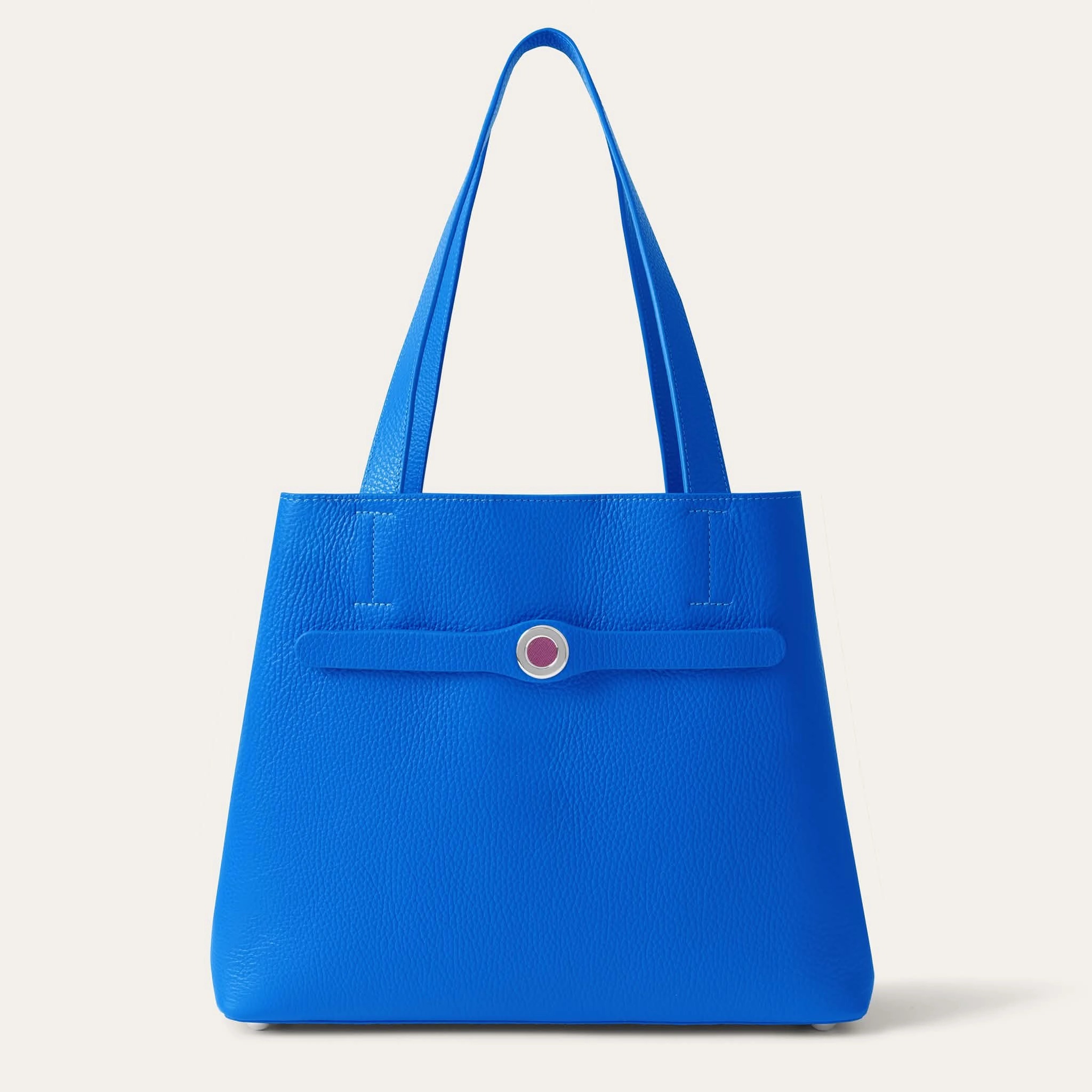 Sarah Tote | Sapphire with Silver hardware