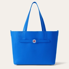 Sarah Tote | Sapphire with Silver hardware