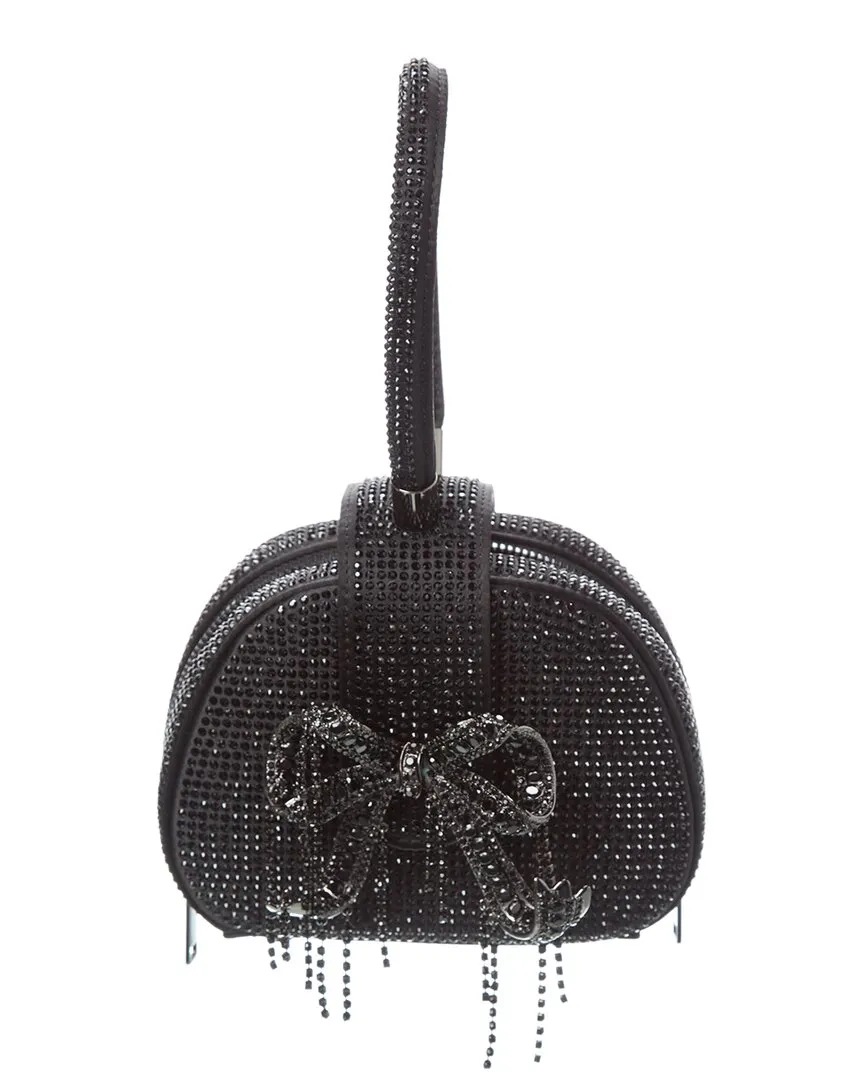 Self-Portrait Rhinestone Top Handle Micro Bag