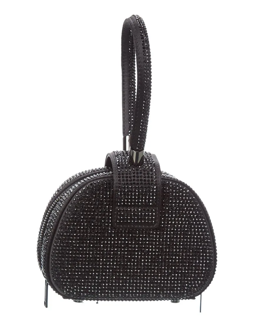 Self-Portrait Rhinestone Top Handle Micro Bag