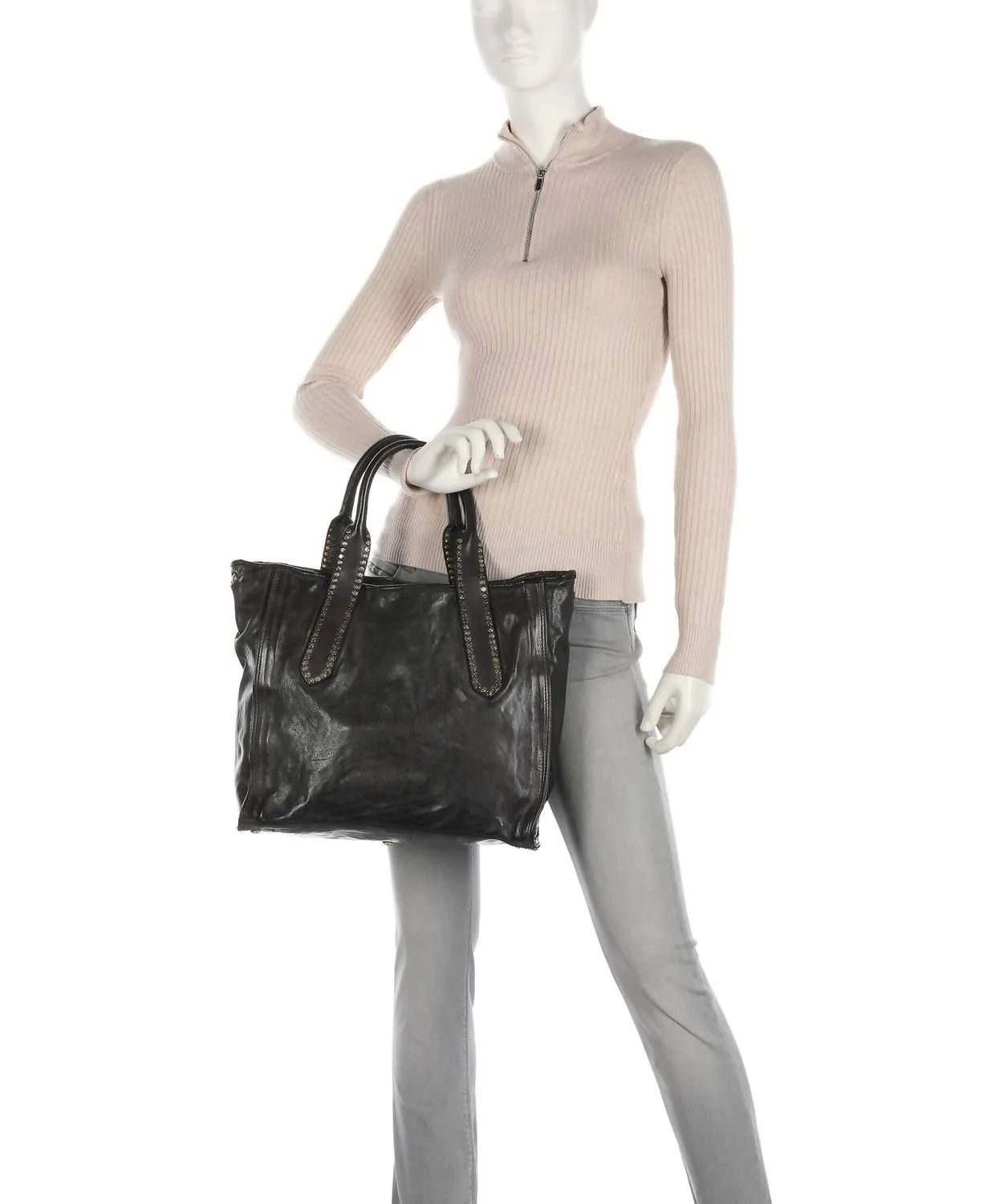 Shopping Media Bag In Dark Grey