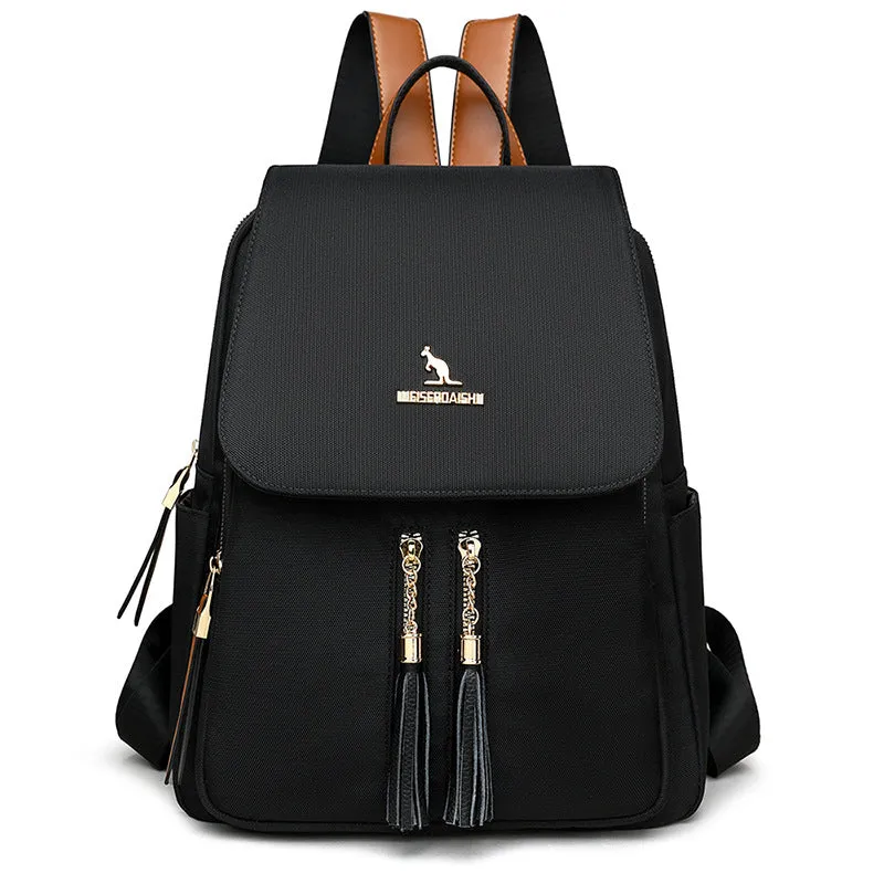 Silk  Versatile Large Trendy Travel Backpack