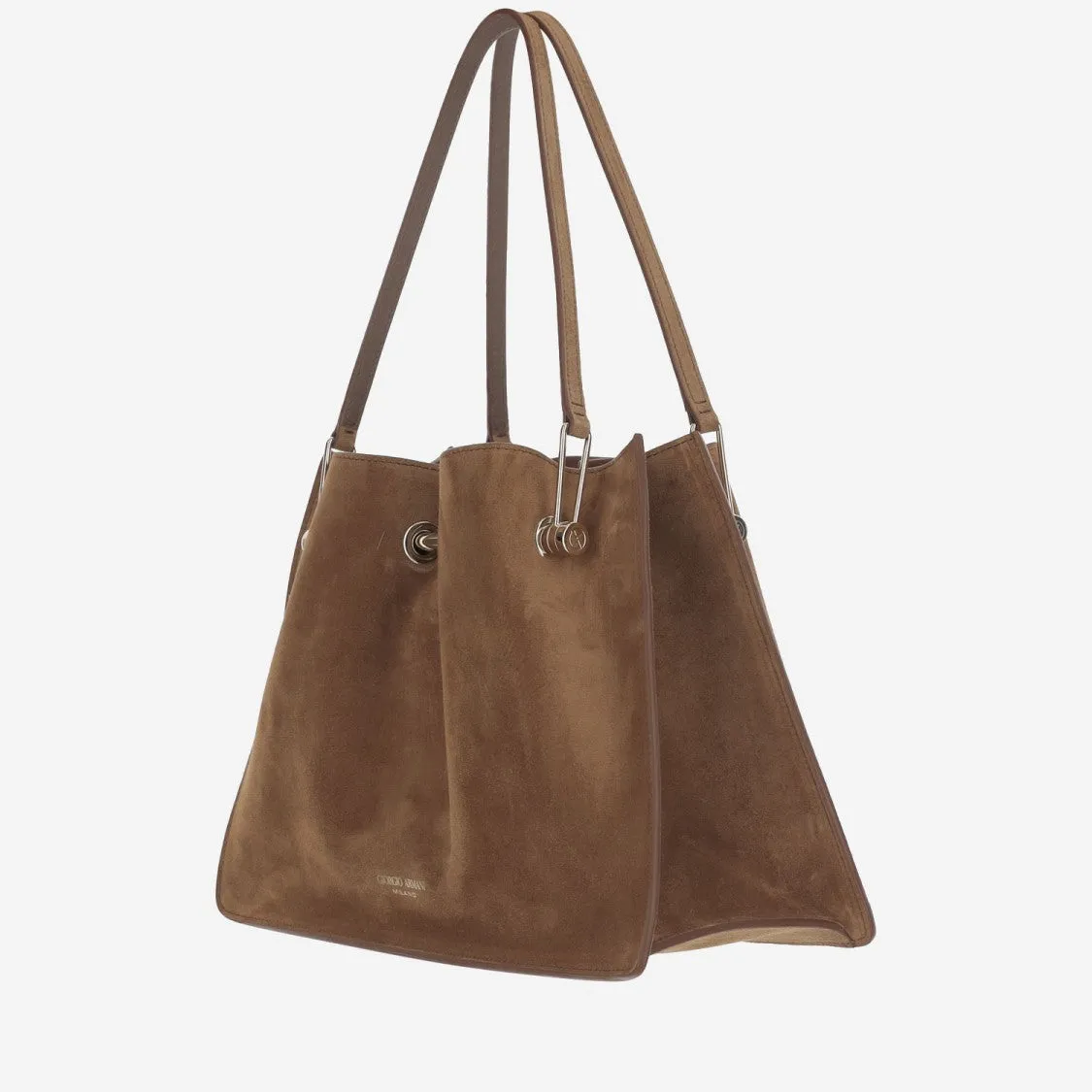 Small Suede Shopper Bag