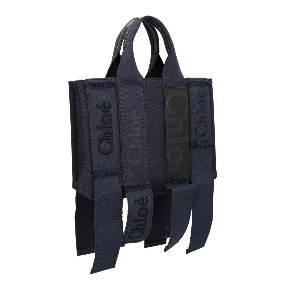 Small Woody Tote Bag Blue