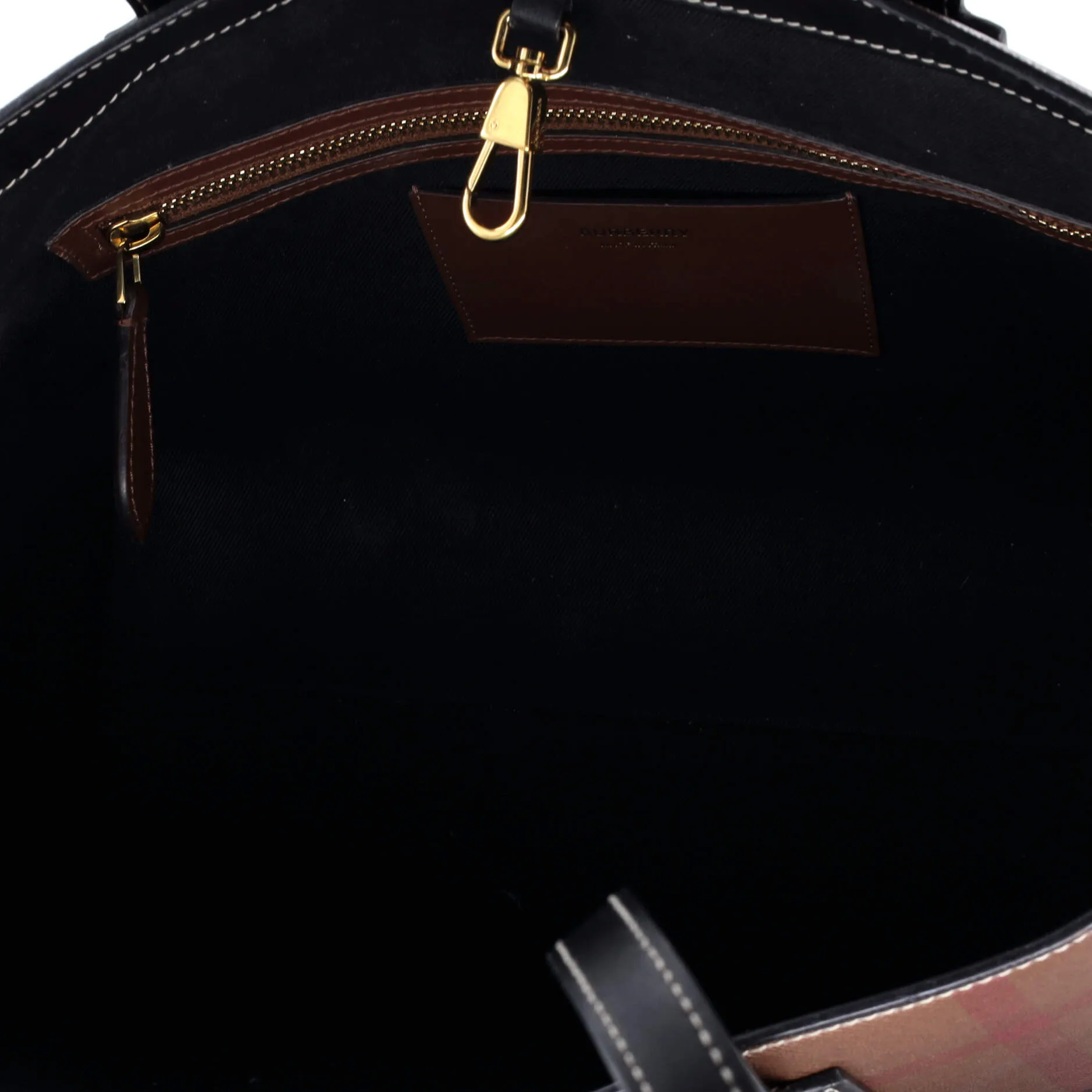 Soft Tote Check E-Canvas Medium