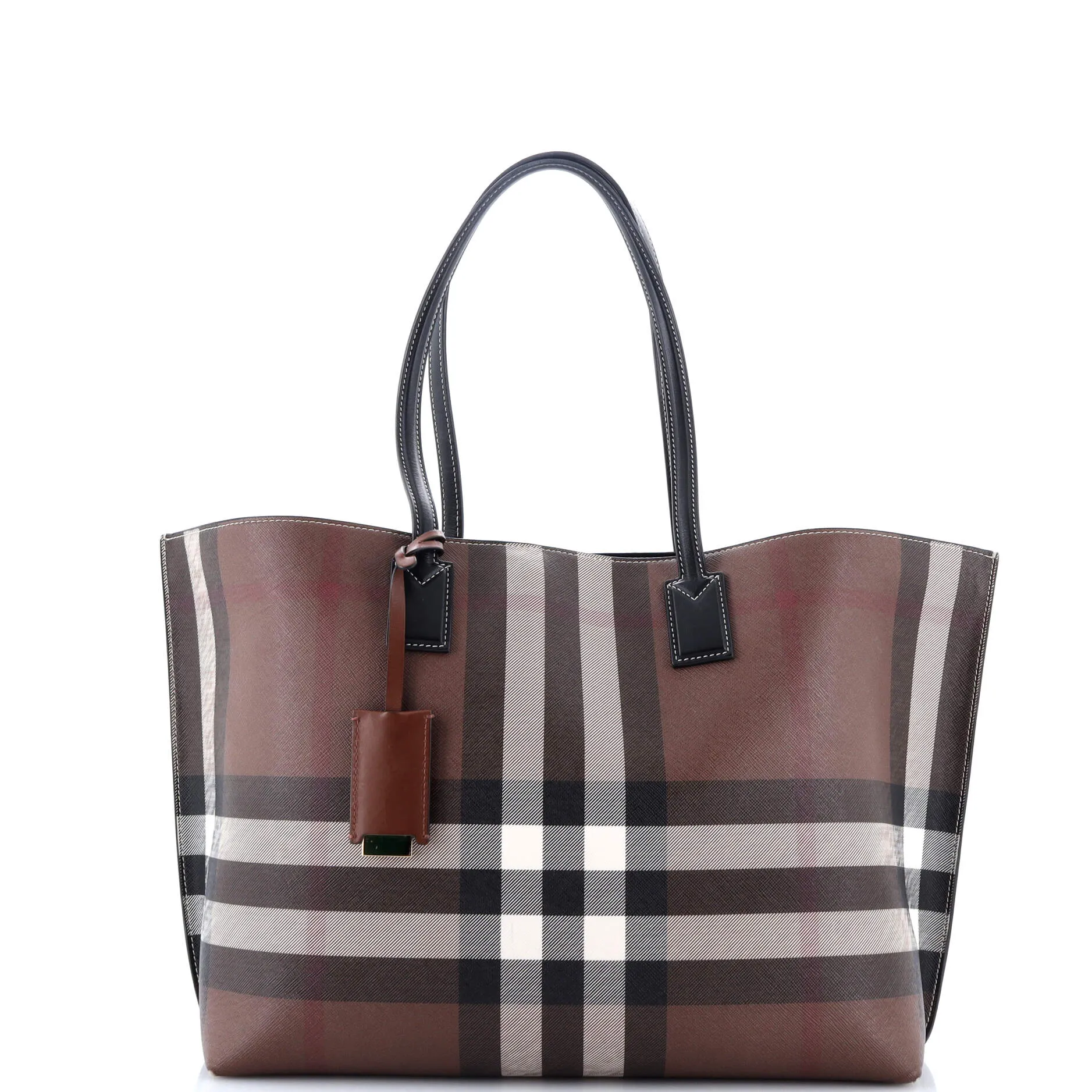 Soft Tote Check E-Canvas Medium