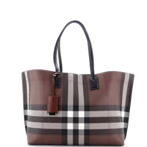 Soft Tote Check E-Canvas Medium