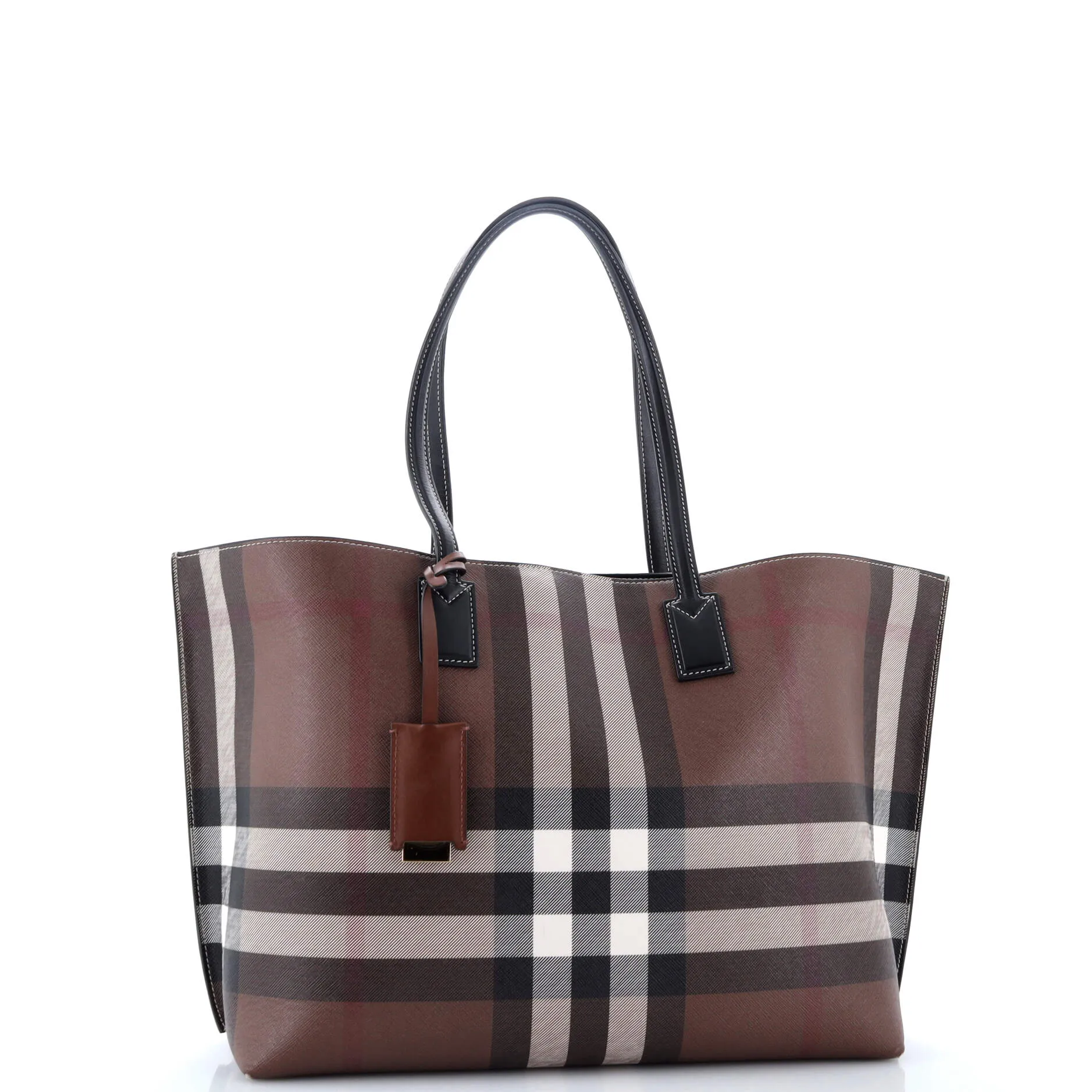 Soft Tote Check E-Canvas Medium