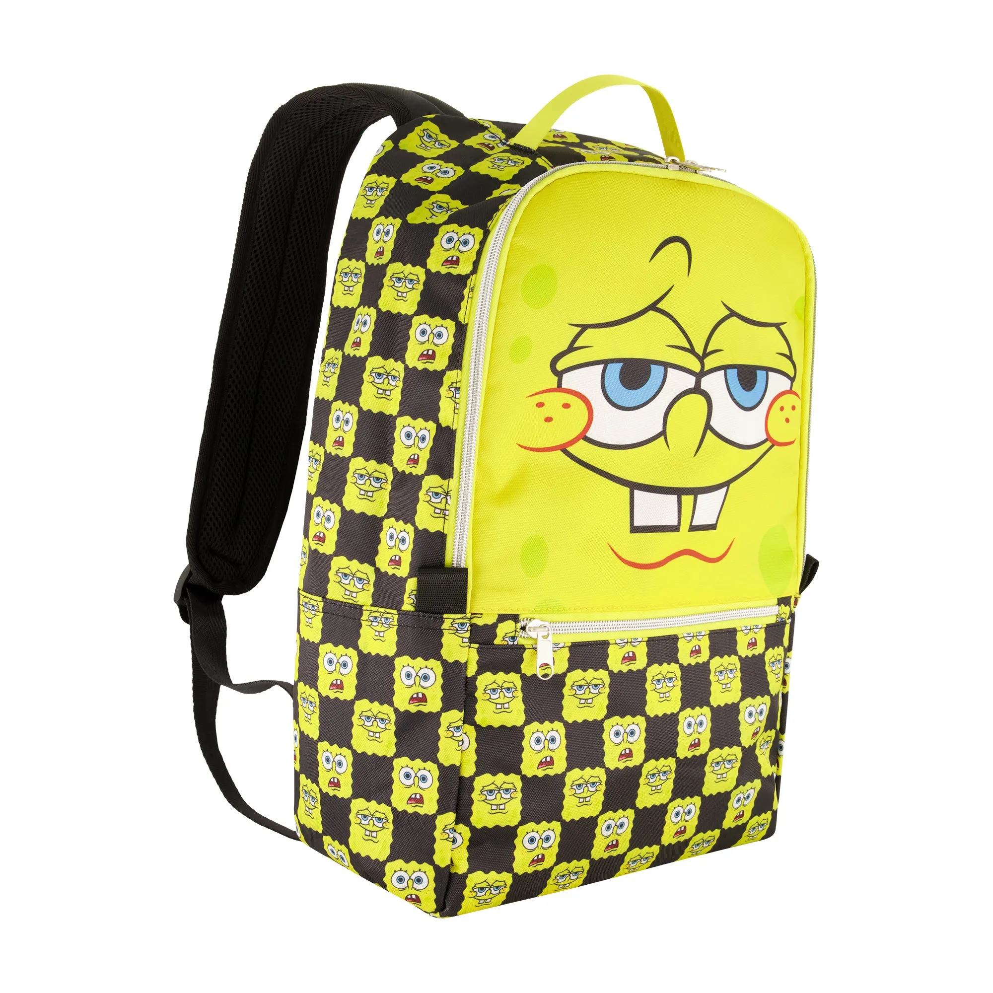 SPONGEBOB CHECKERED BIG FACE BACKPACK