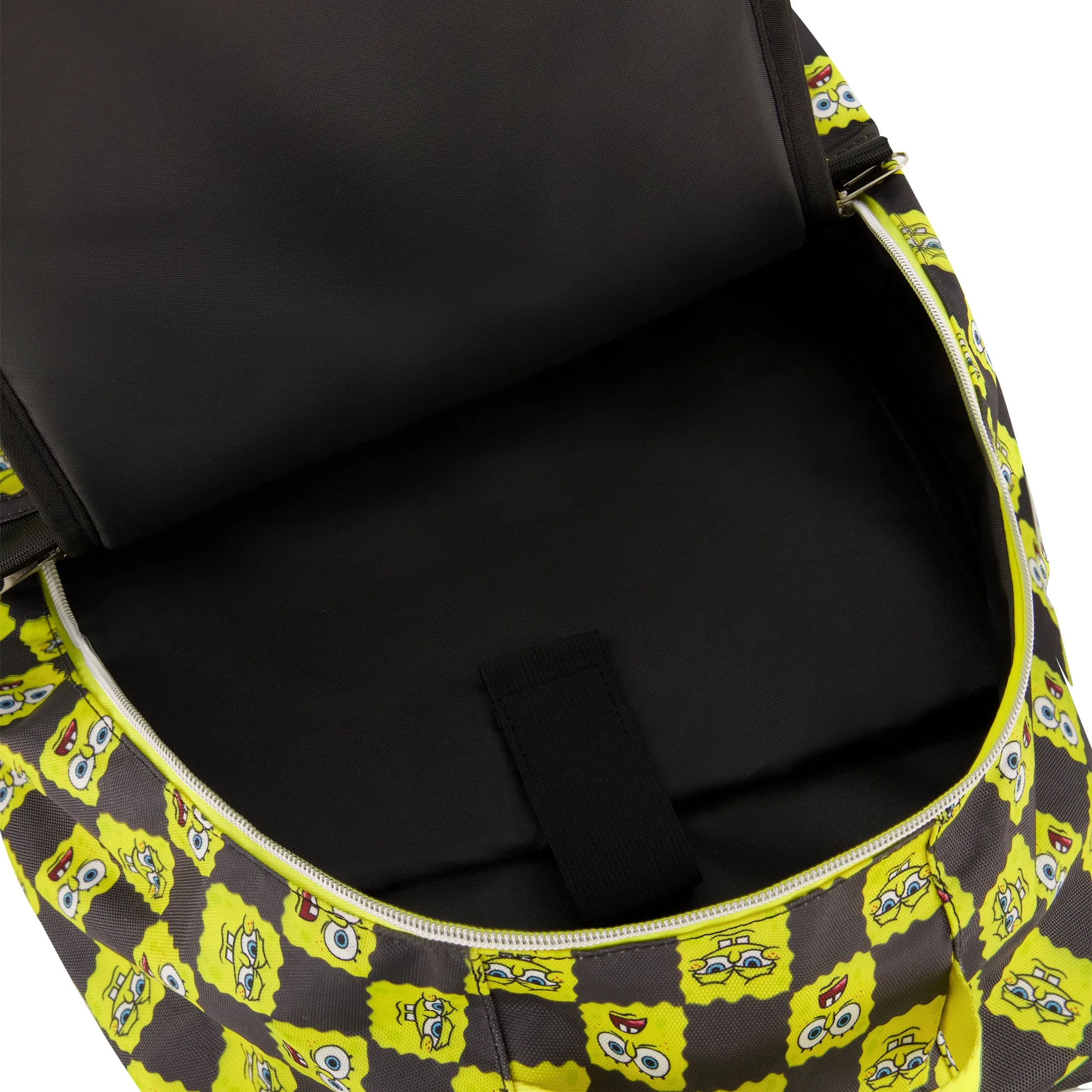 SPONGEBOB CHECKERED BIG FACE BACKPACK