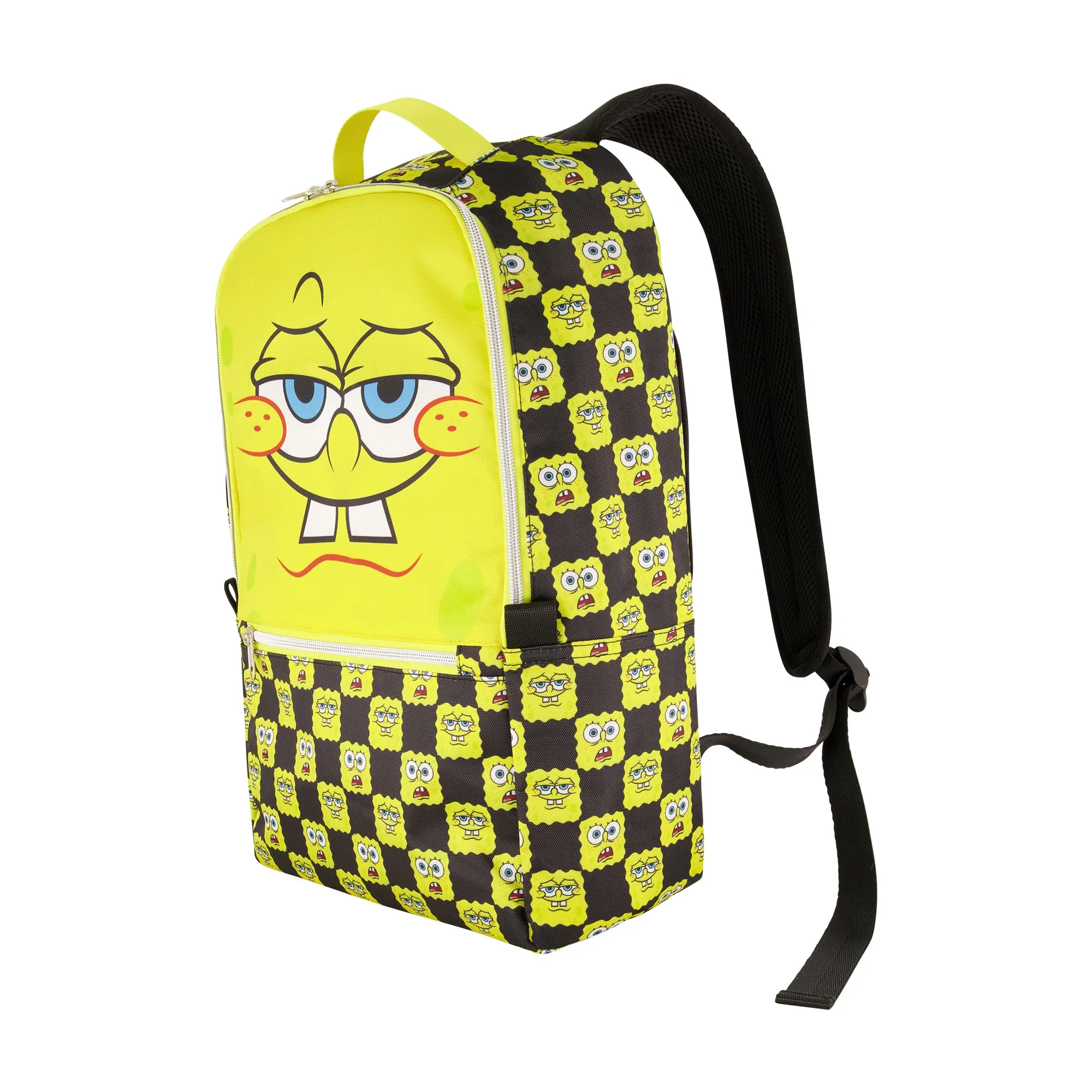 SPONGEBOB CHECKERED BIG FACE BACKPACK