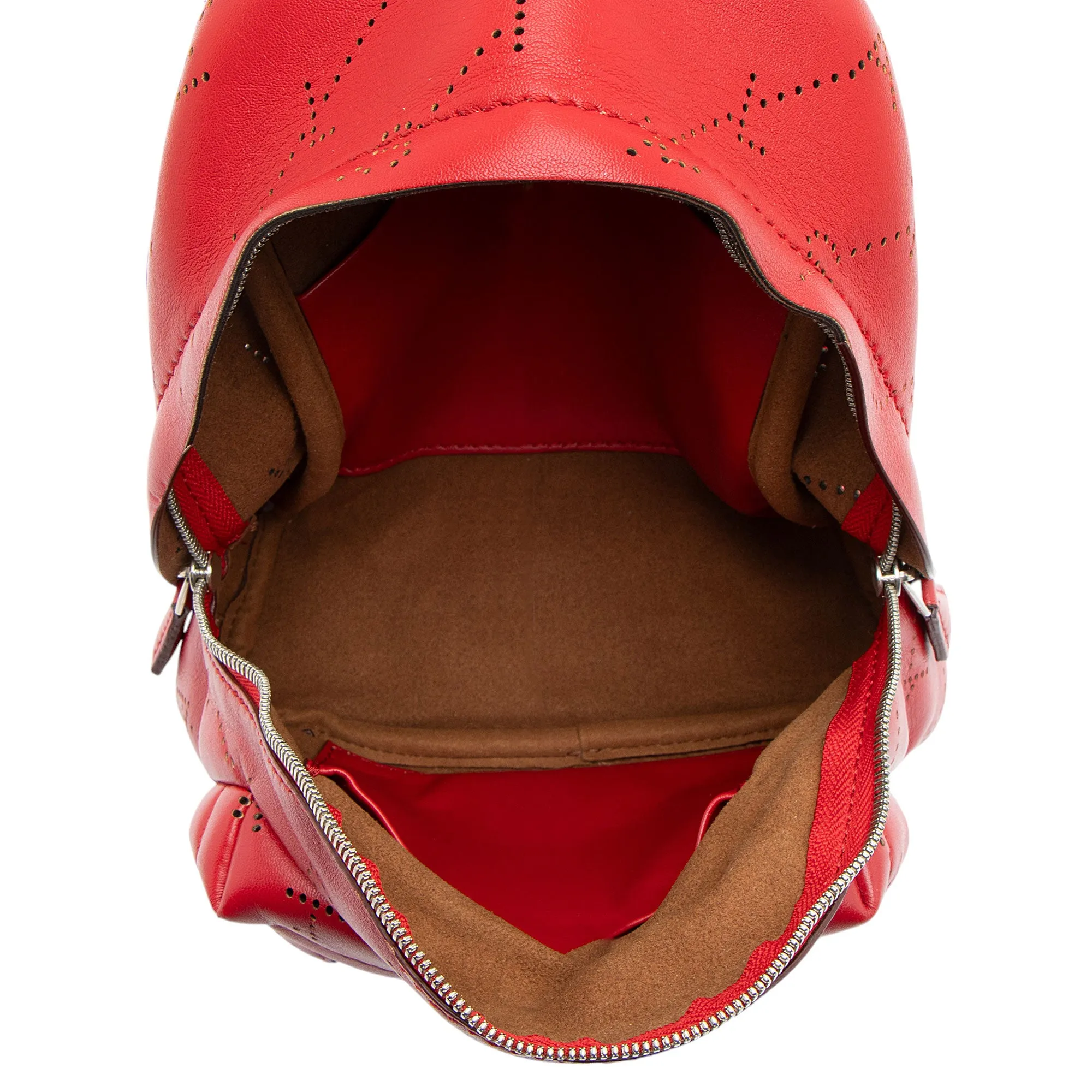 Stella McCartney Eco Alter Nappa Perforated Logo Mini Backpack