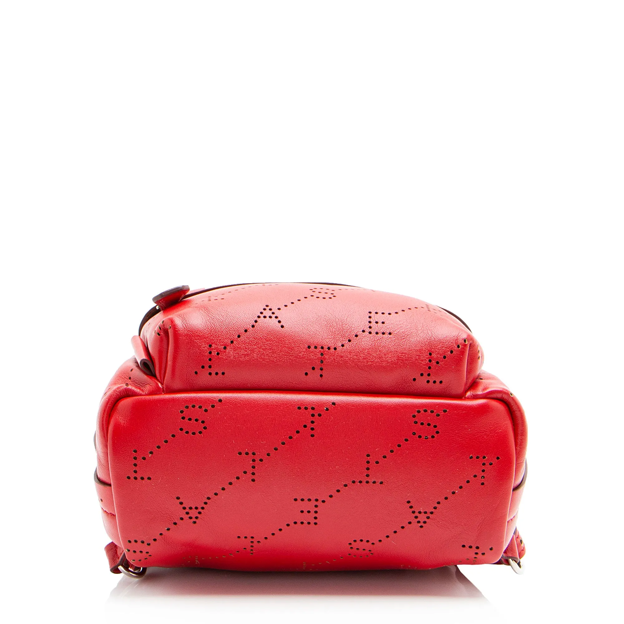 Stella McCartney Eco Alter Nappa Perforated Logo Mini Backpack