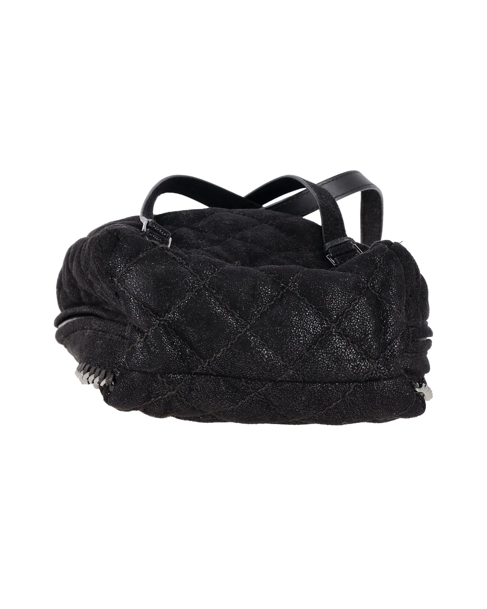 Stella McCartney Falabella Backpack in Black Faux Leather