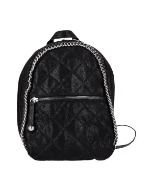 Stella McCartney Falabella Backpack in Black Faux Leather
