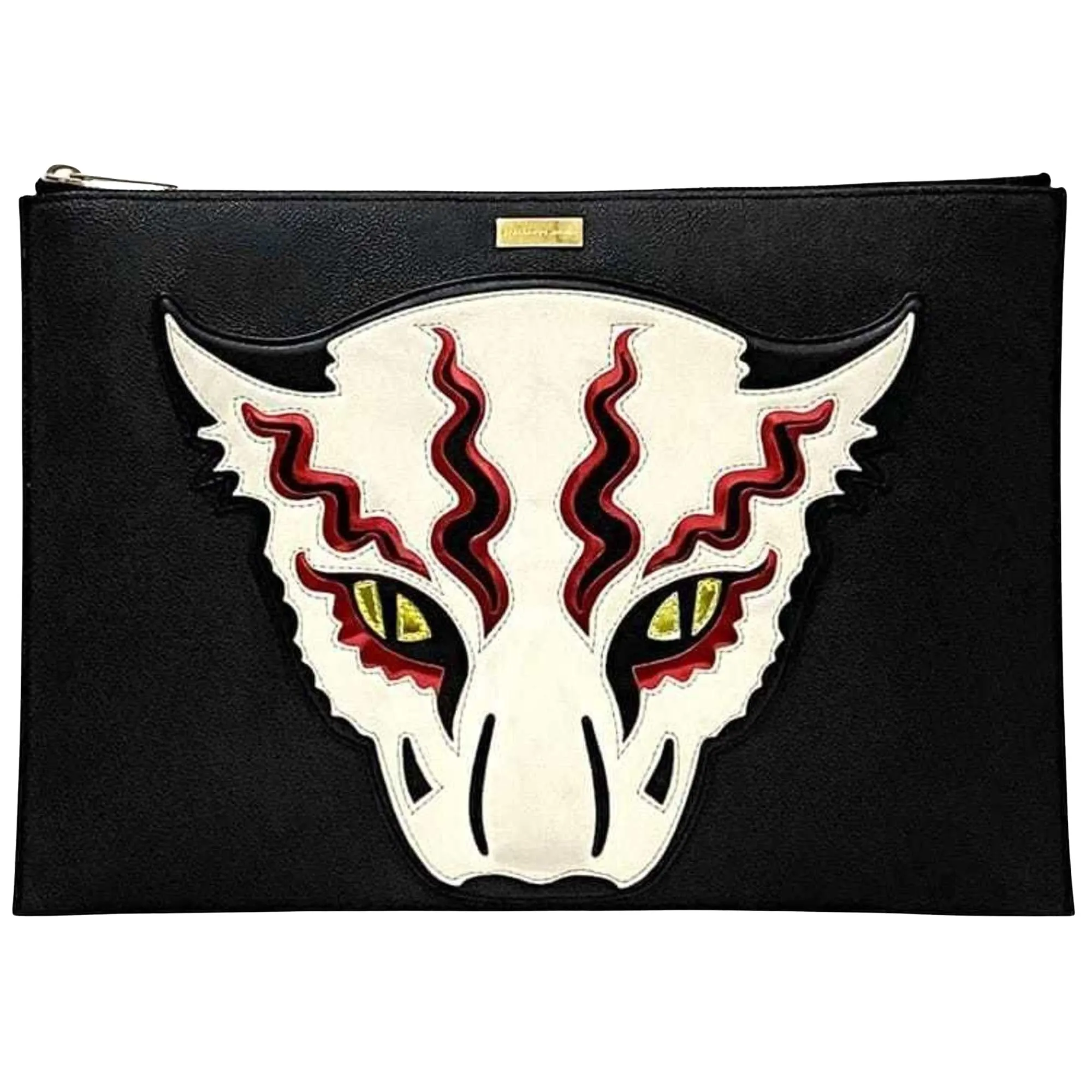 Stella Mccartney Leather Clutch Bag (Pre-Owned)