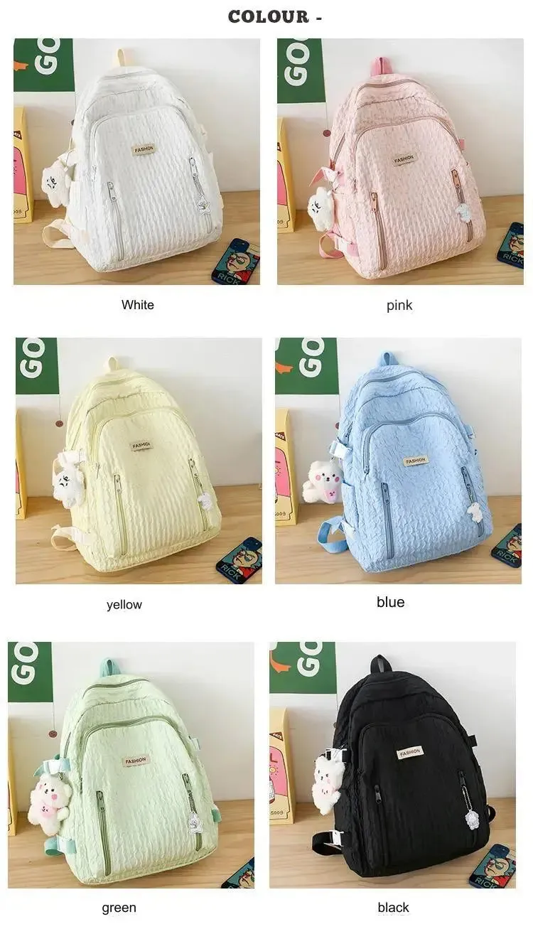 Student Backpack Fashionable And Minimalist 1236
